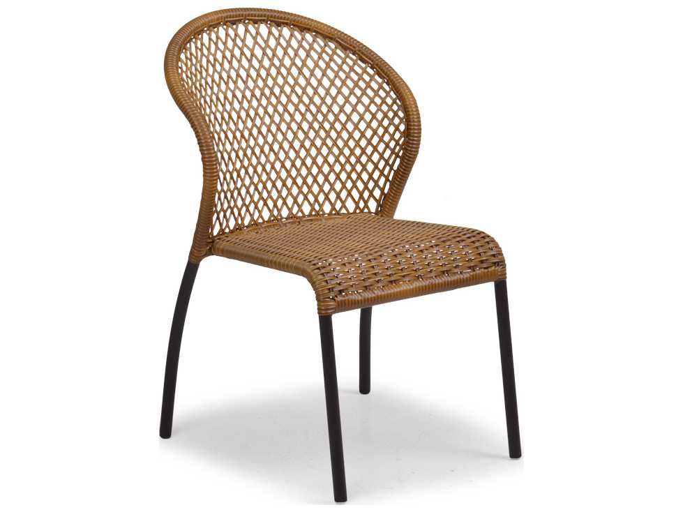 Palm Springs Rattan Aluminum 3200 Series Bistro Dining Chair PS3211
