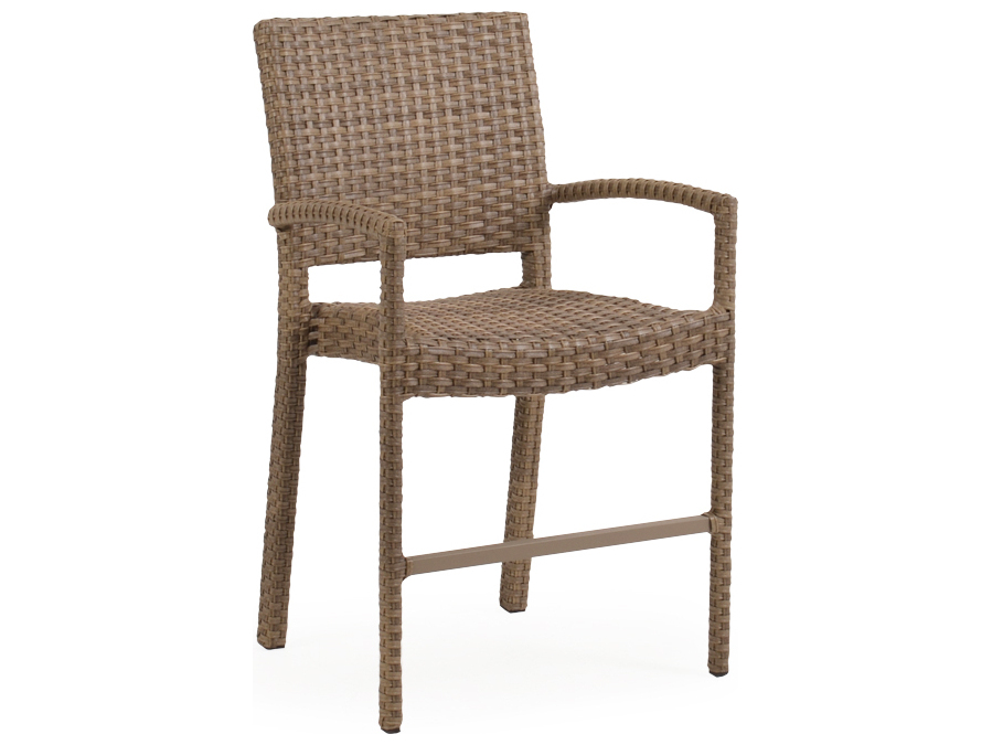 Watermark Living Seaside Wicker Counter Height Stool PS6644