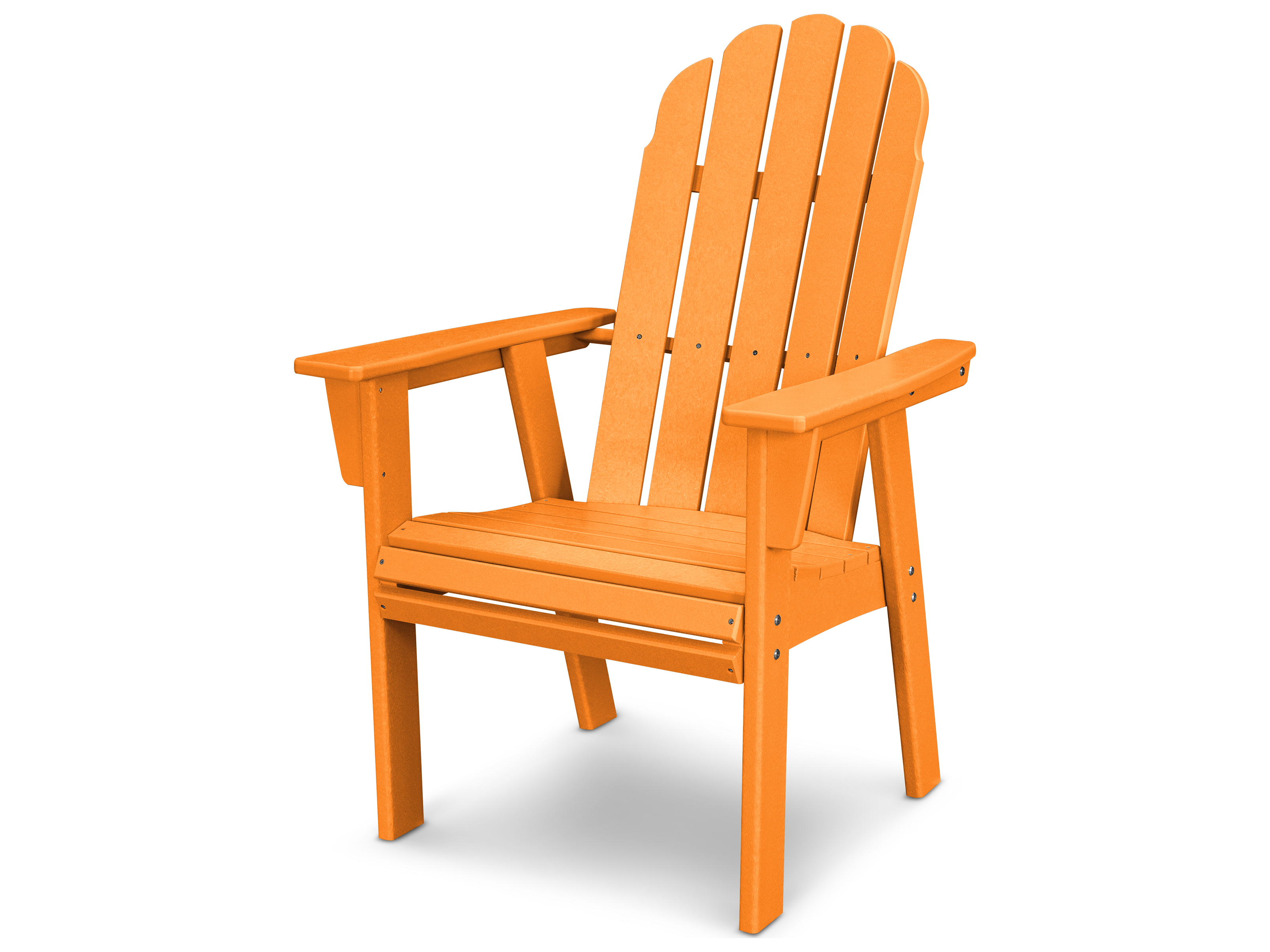 POLYWOOD® Vineyard Adirondack Recycled Plastic Dining Chair PWADD600