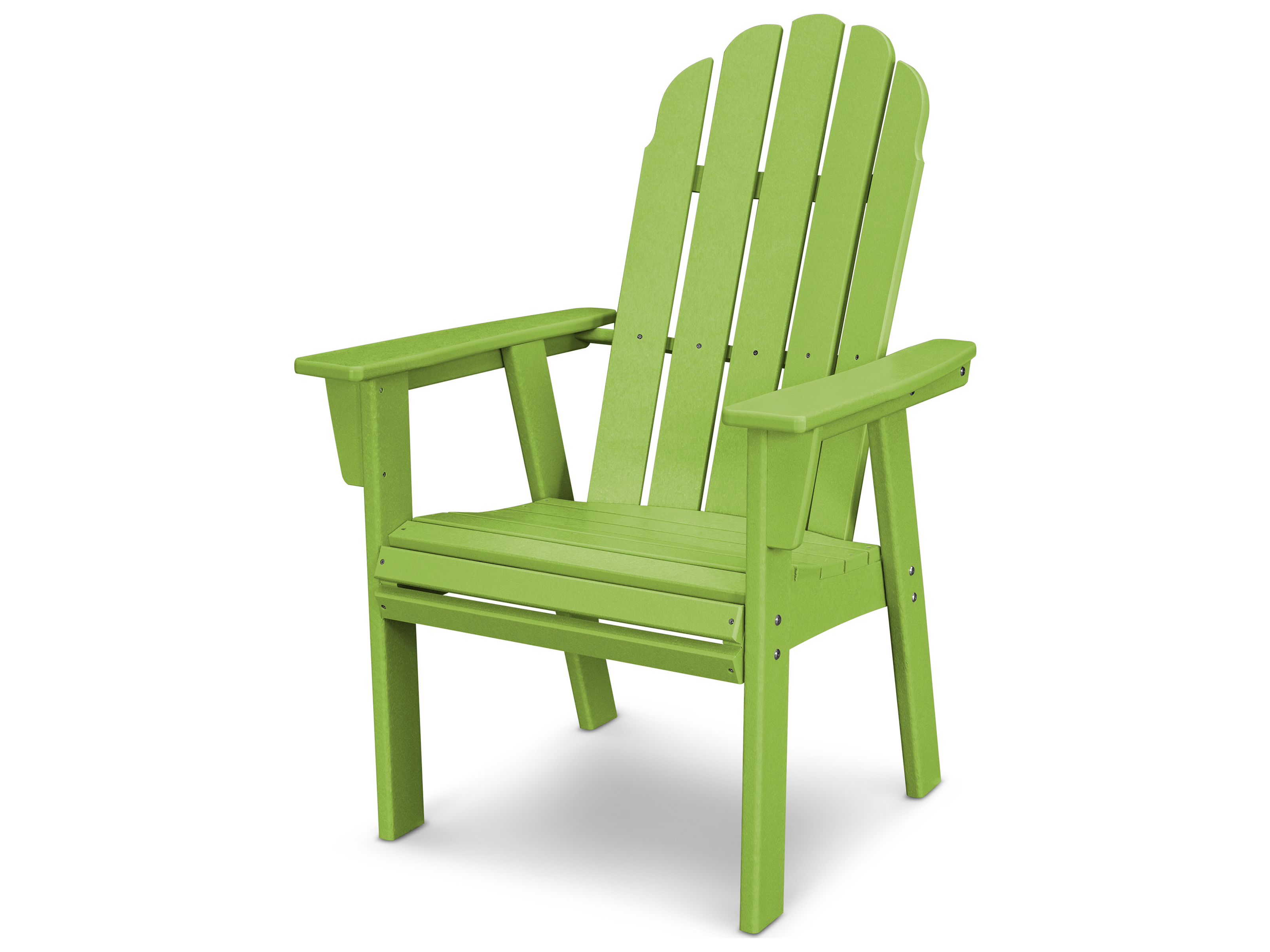 POLYWOOD® Vineyard Adirondack Recycled Plastic Dining Chair PWADD600