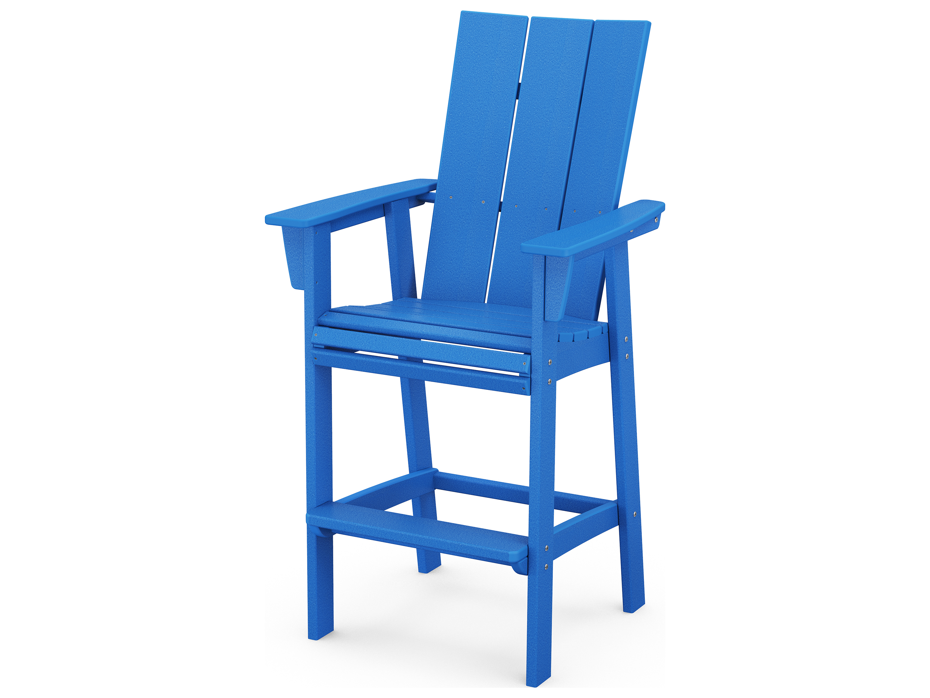 POLYWOOD® Modern Recycled Plastic Adirondack Bar Chair PWADD622