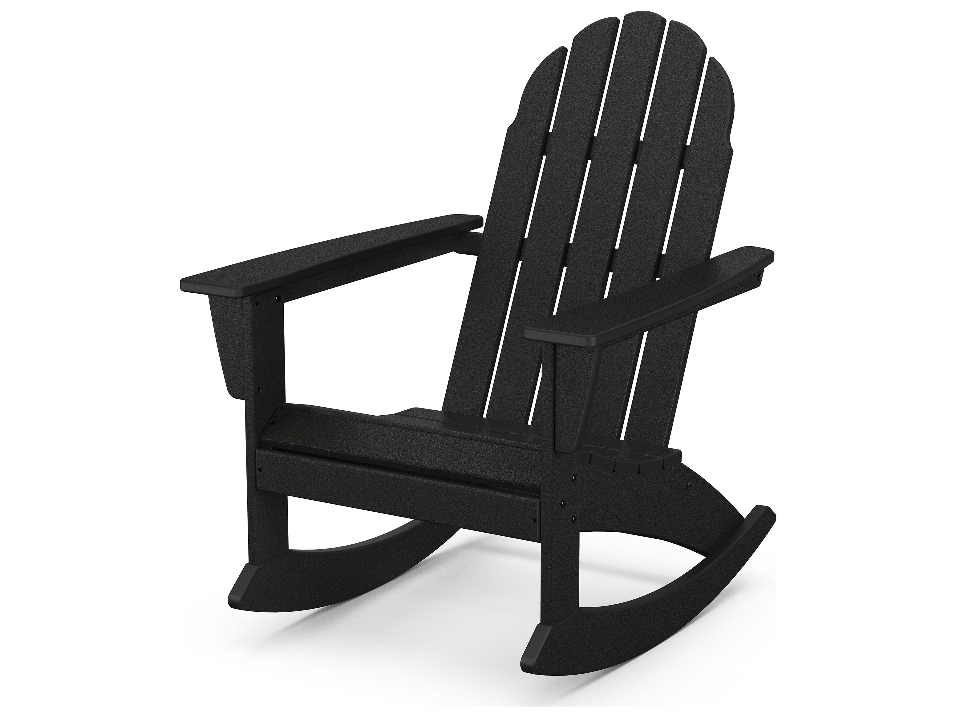POLYWOOD® Vineyard Adirondack Recycled Plastic Rocking Chair PWADR400