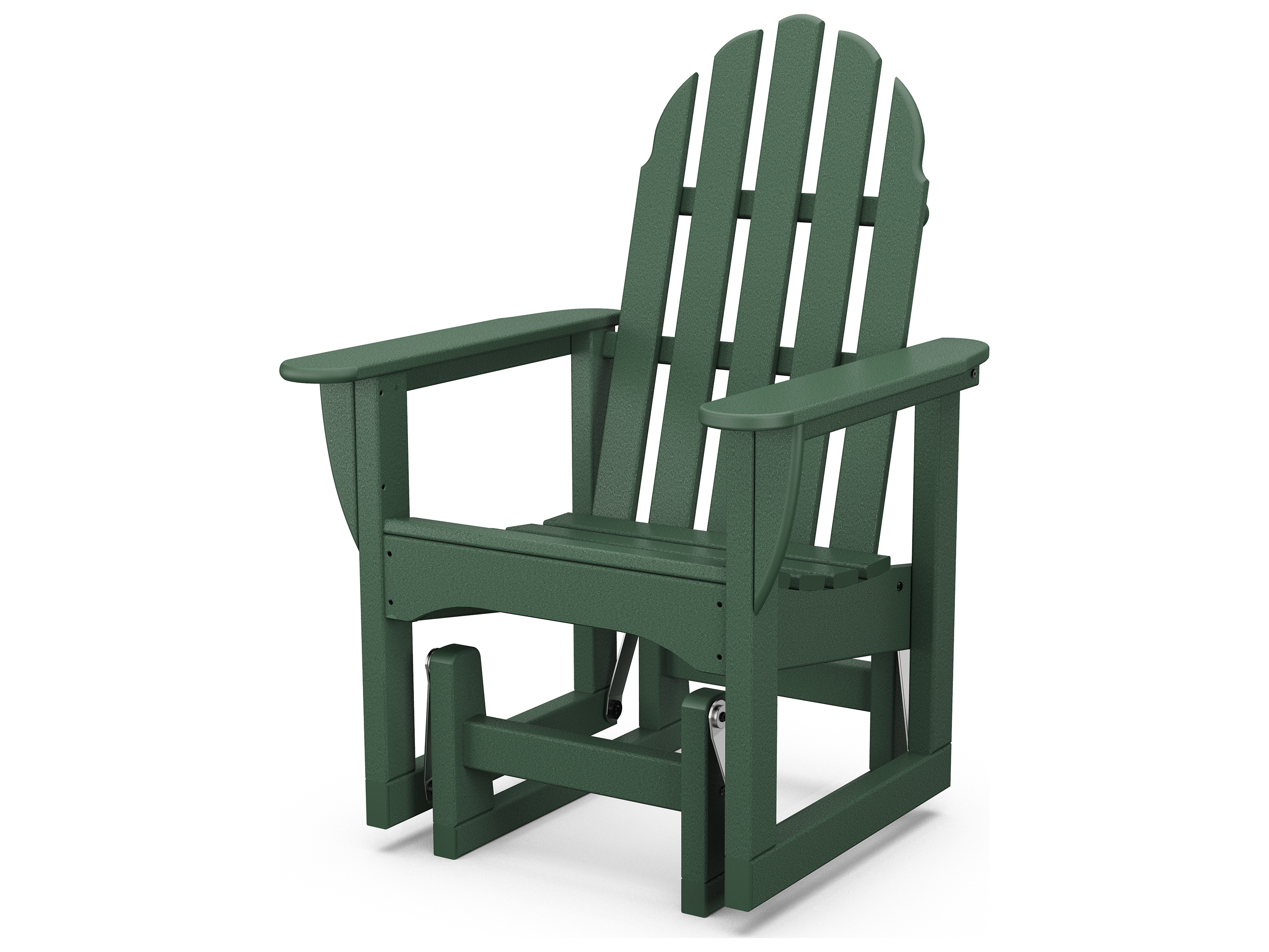 POLYWOOD® Classic Adirondack Recycled Plastic Glider Chair ADSGL1