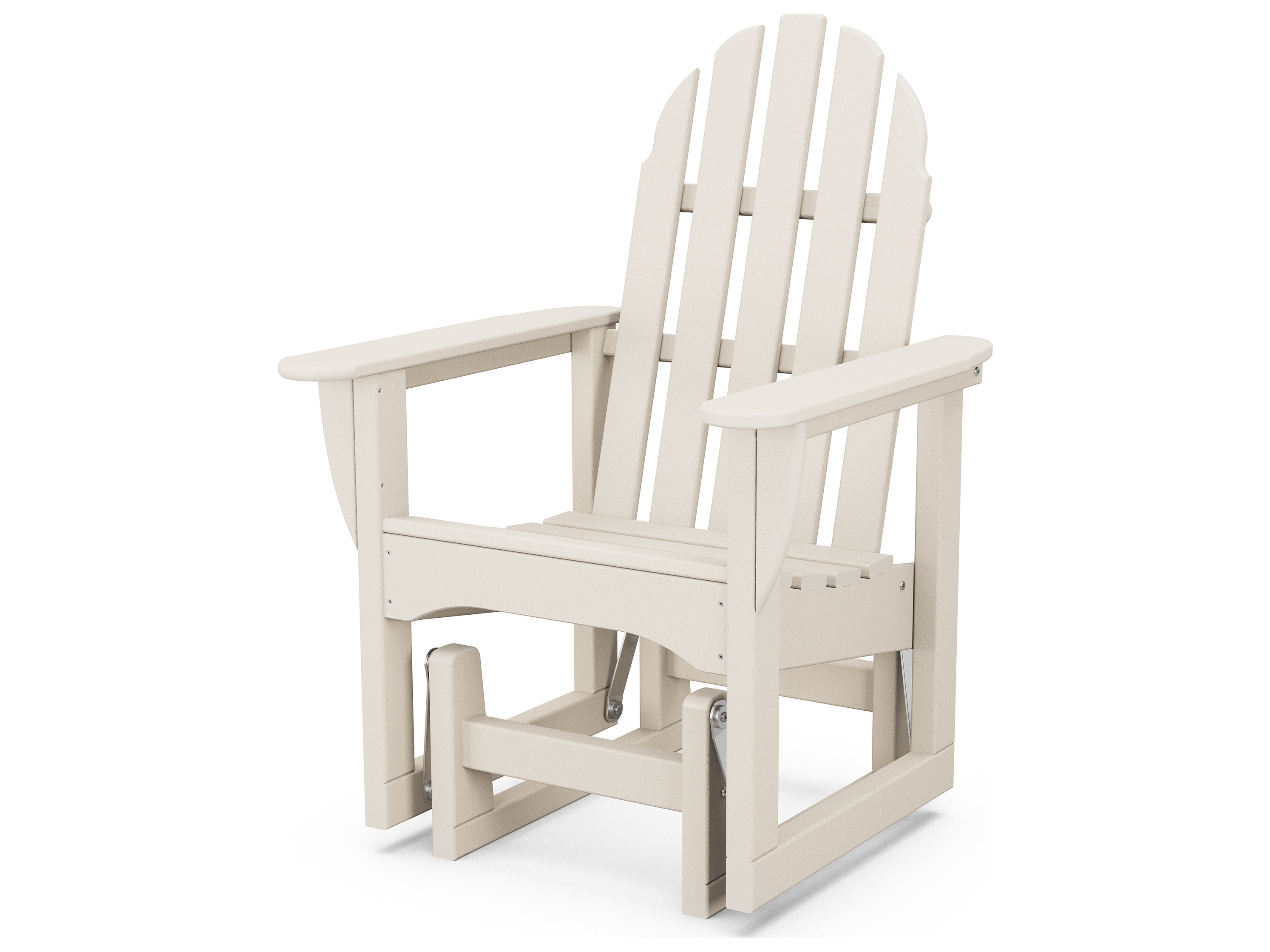 Polywood Recycled Plastic Adirondack Glider Chair POLYWOOD&reg; Classic Adirondack Recycled Plastic Glider Chair PWADSGL1