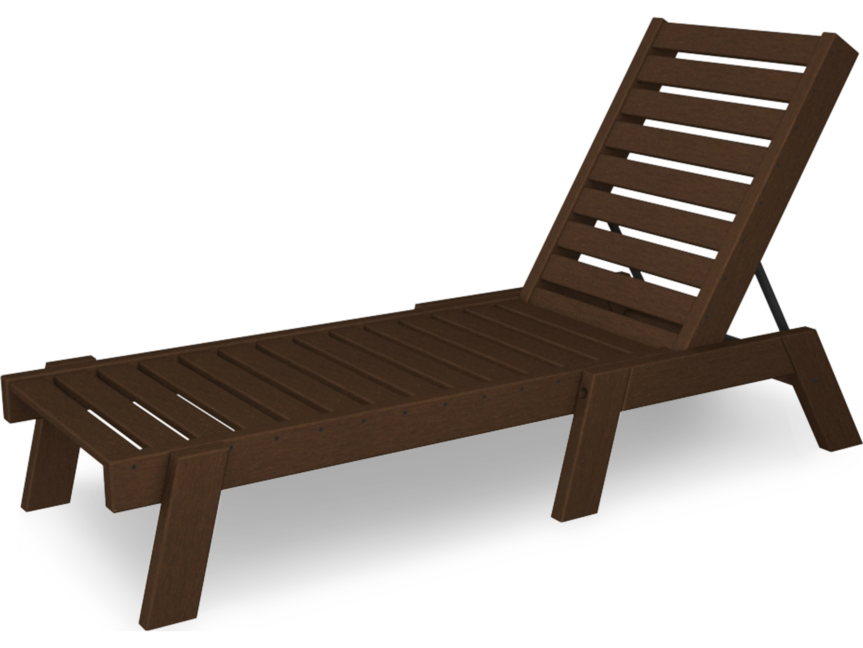 Recycled Plastic Chaise Lounge Chairs POLYWOOD&reg; Captain Recycled Plastic Chaise Lounge CH78261