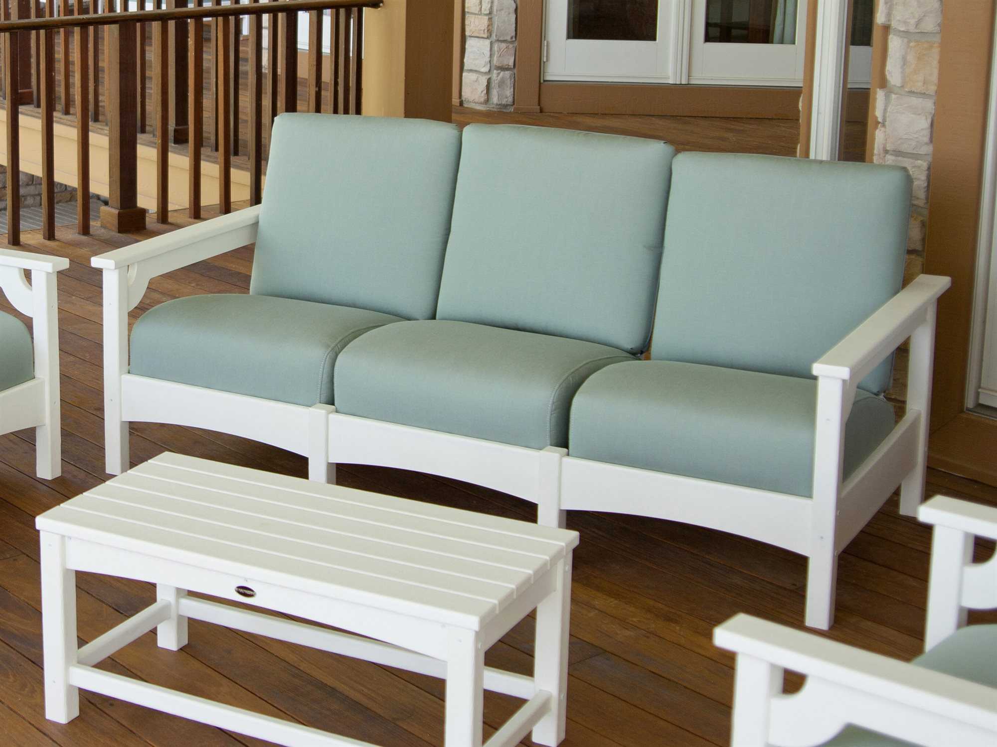 POLYWOOD® Club Recycled Plastic Sofa PWPWCLC71