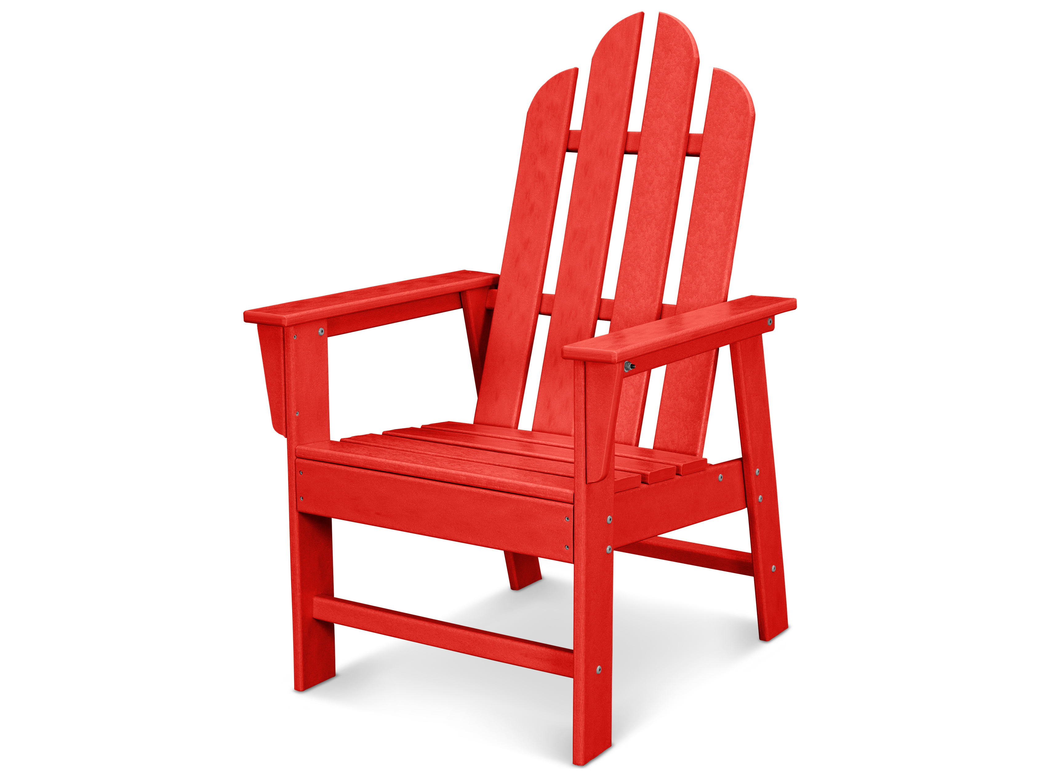 POLYWOOD® Long Island Recycled Plastic Adirondack Dining Arm Chair