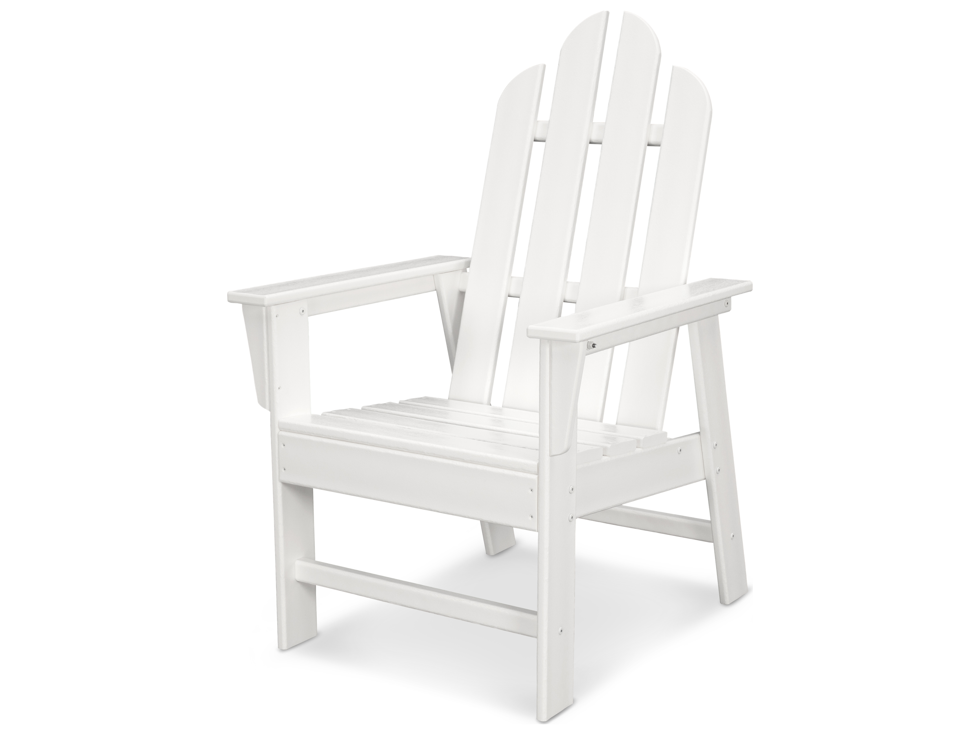 POLYWOOD® Long Island Recycled Plastic Adirondack Dining Arm Chair
