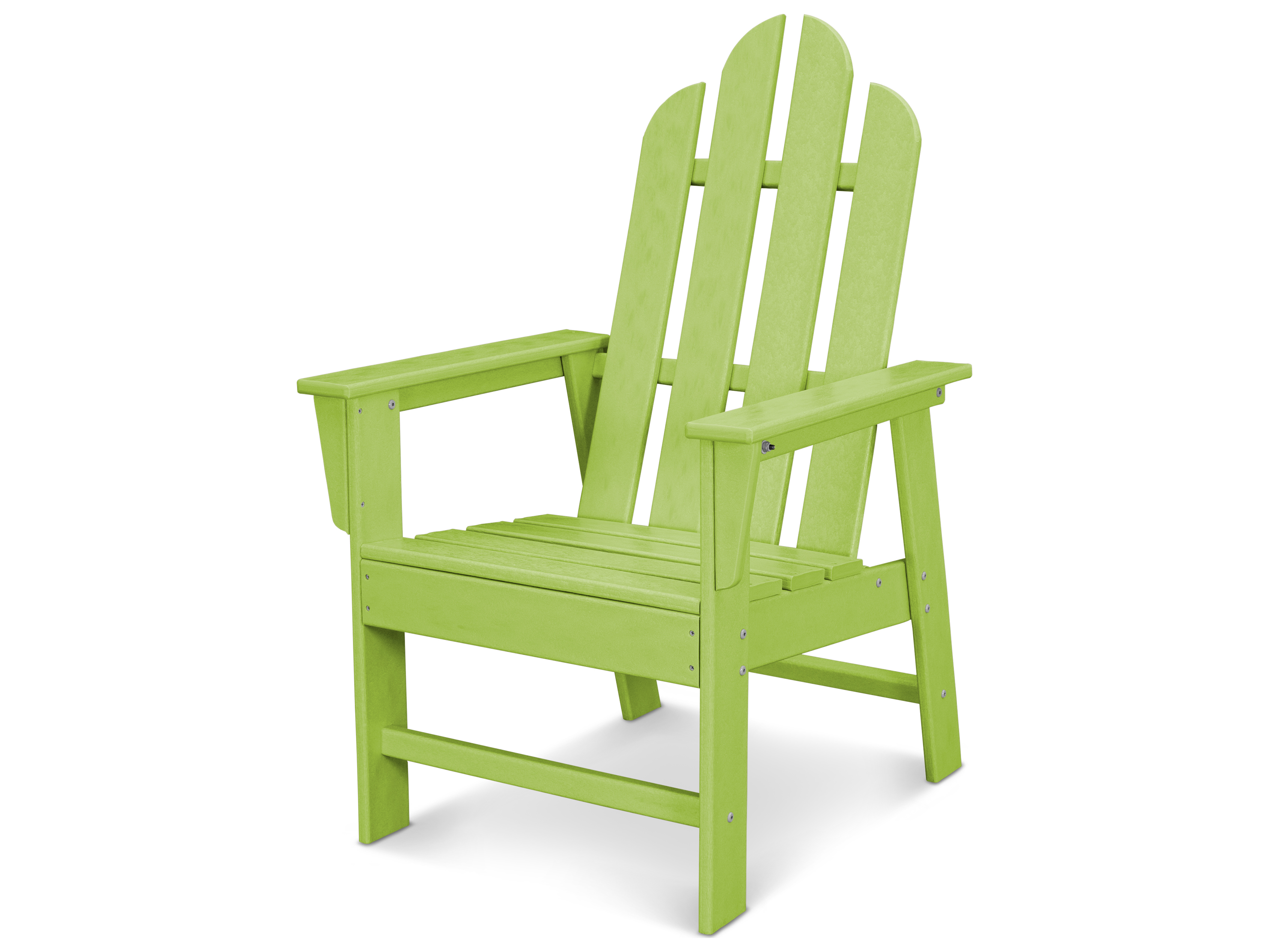 POLYWOOD® Long Island Recycled Plastic Adirondack Dining Arm Chair