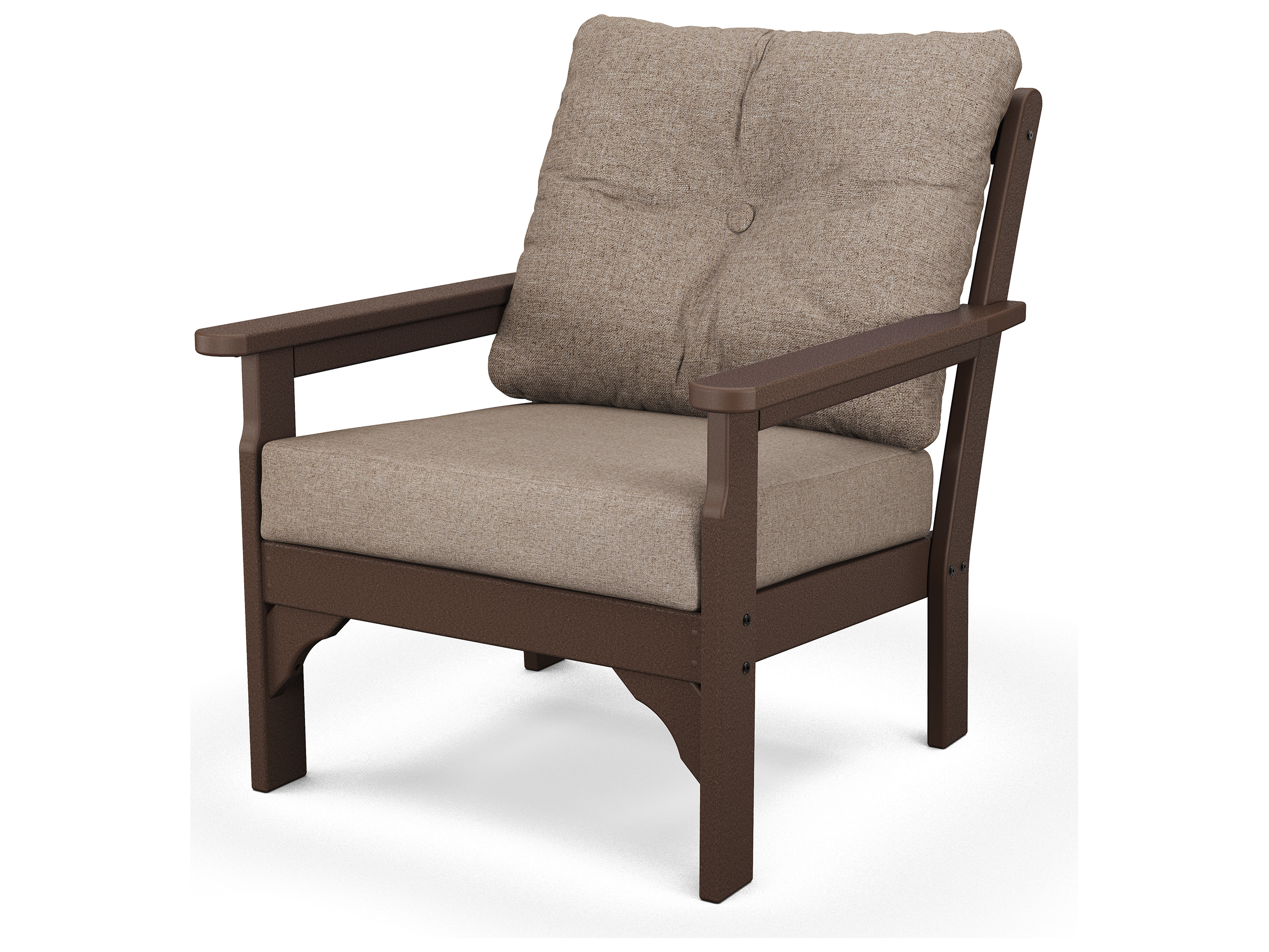 POLYWOOD Vineyard Deep Seating Outdoor Patio Lounge Chair PWGN23