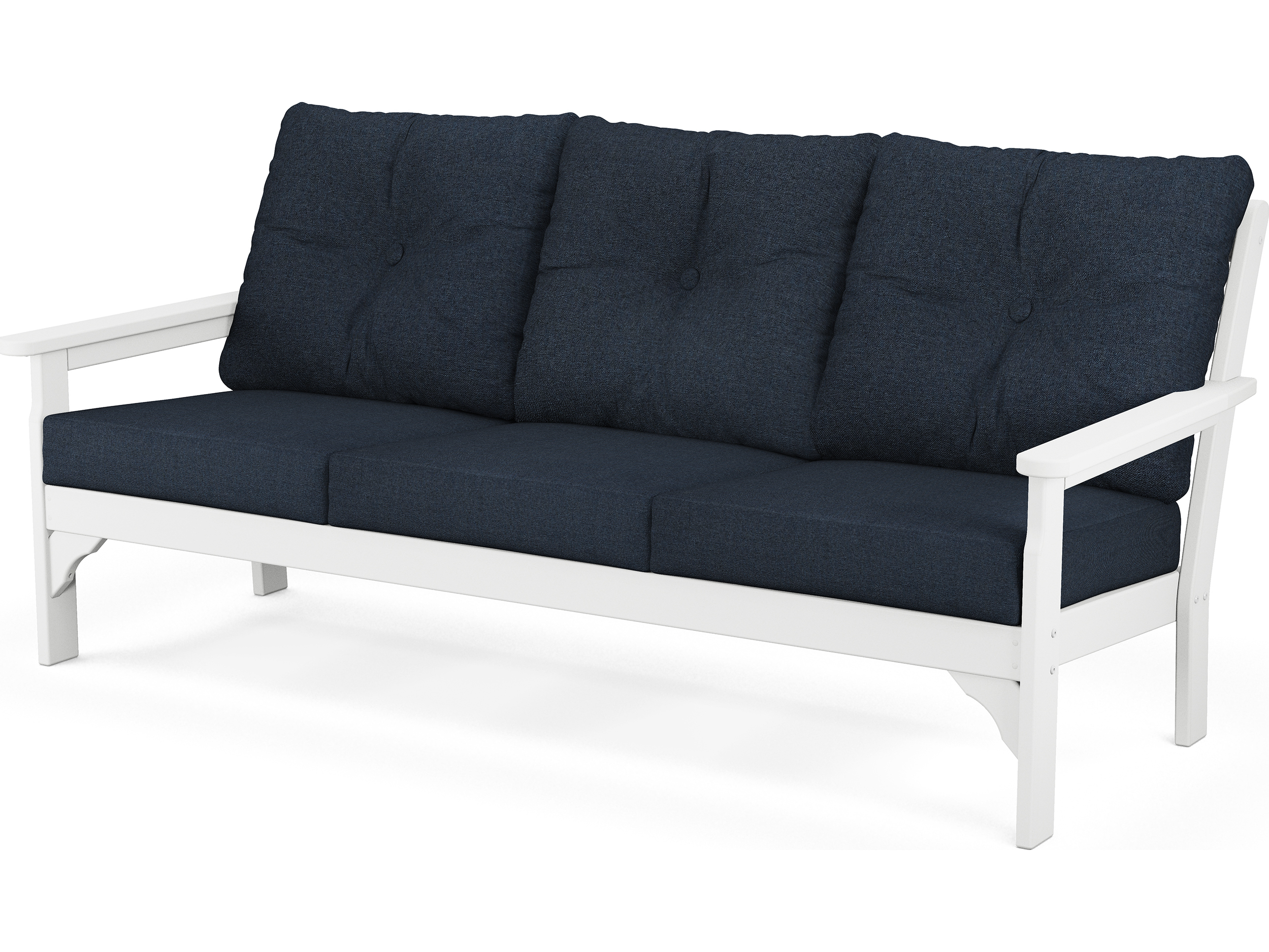 POLYWOOD® Vineyard Recycled Plastic Deep Seating Outdoor Sofa PWGN69