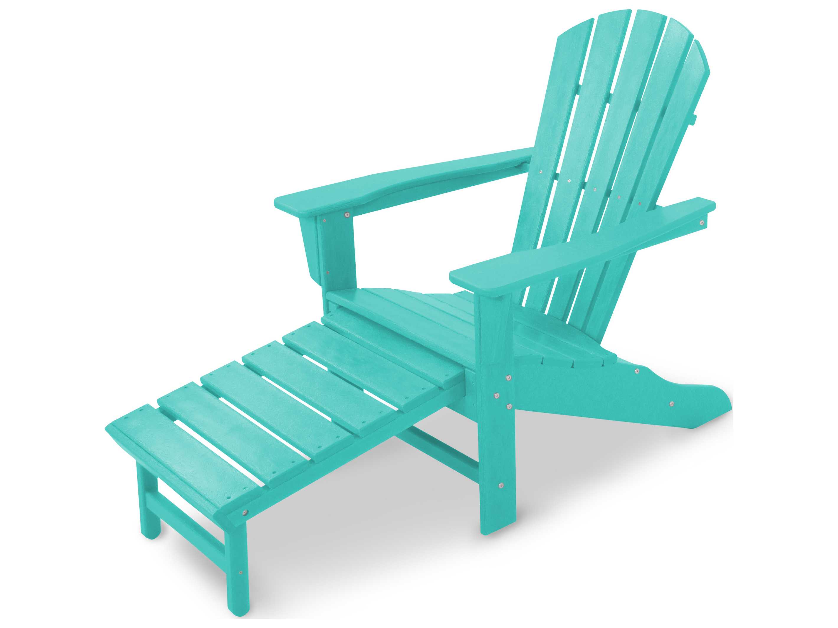 POLYWOOD® South Beach Recycled Plastic Adirondack Arm Chair with
