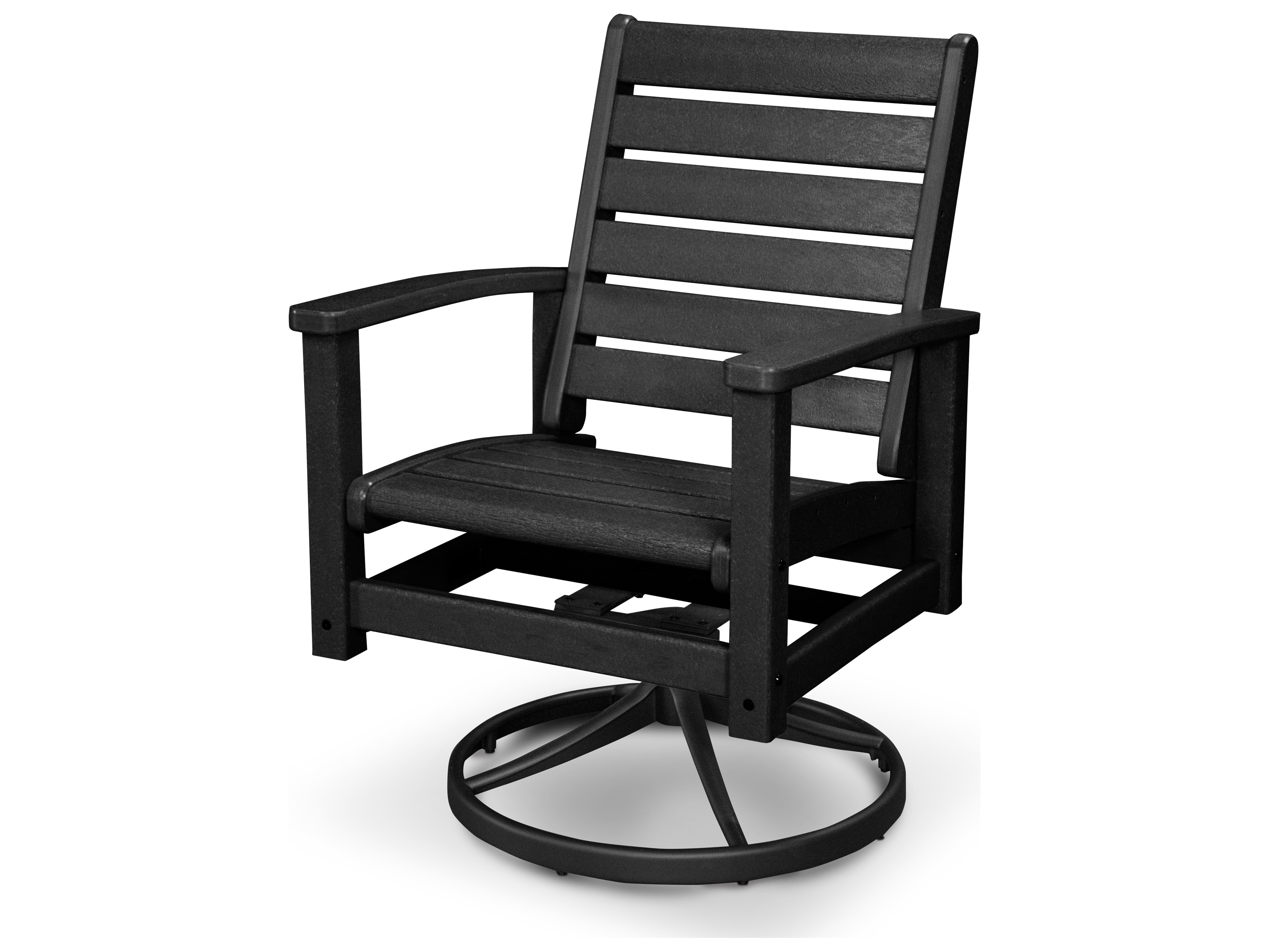 POLYWOOD® Ivy Terrace Recycled Plastic Swivel Lounge Chair PWIV1930