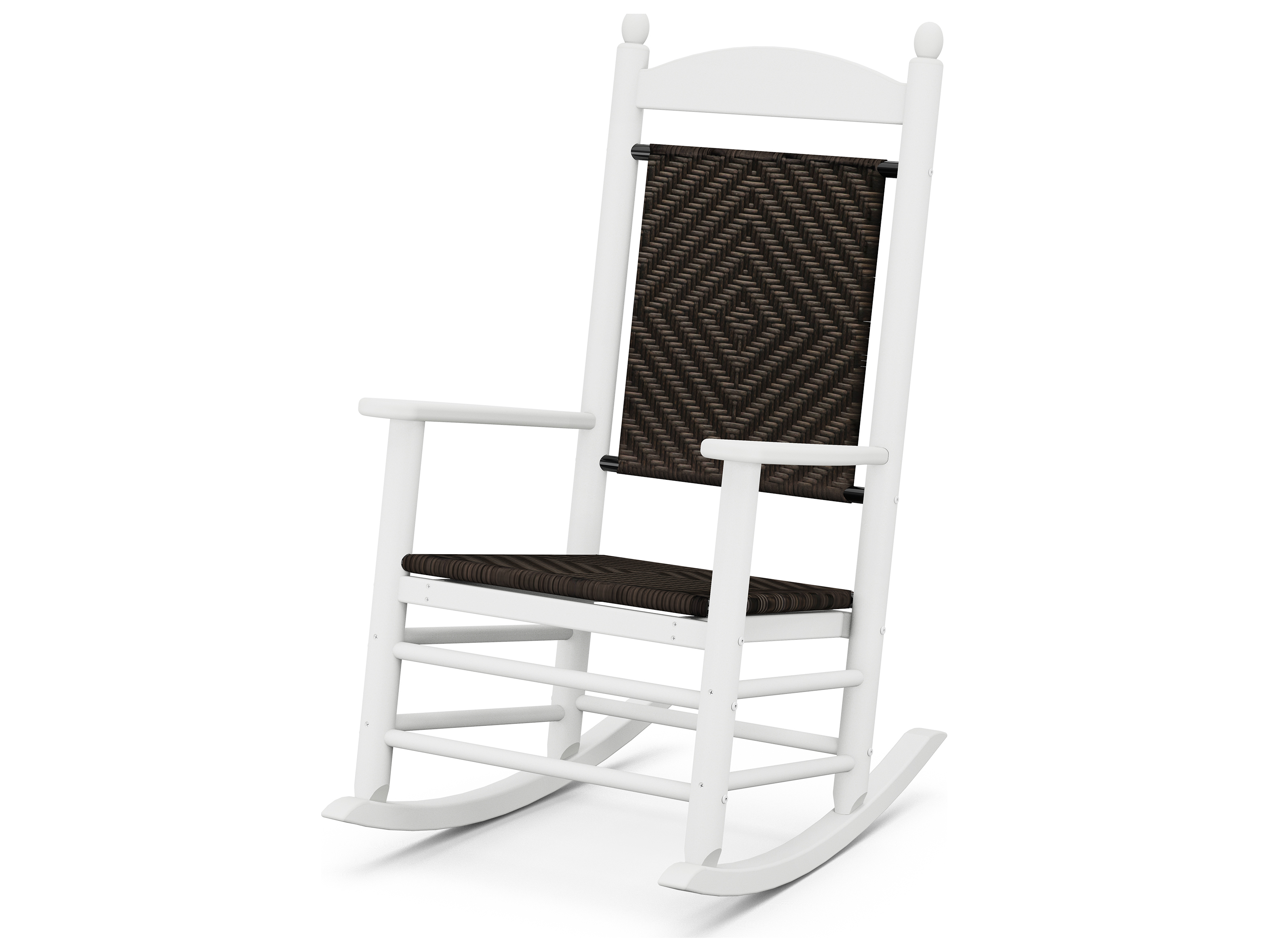 POLYWOOD® Jefferson Recycled Plastic Rocker Lounge Chair PWK147