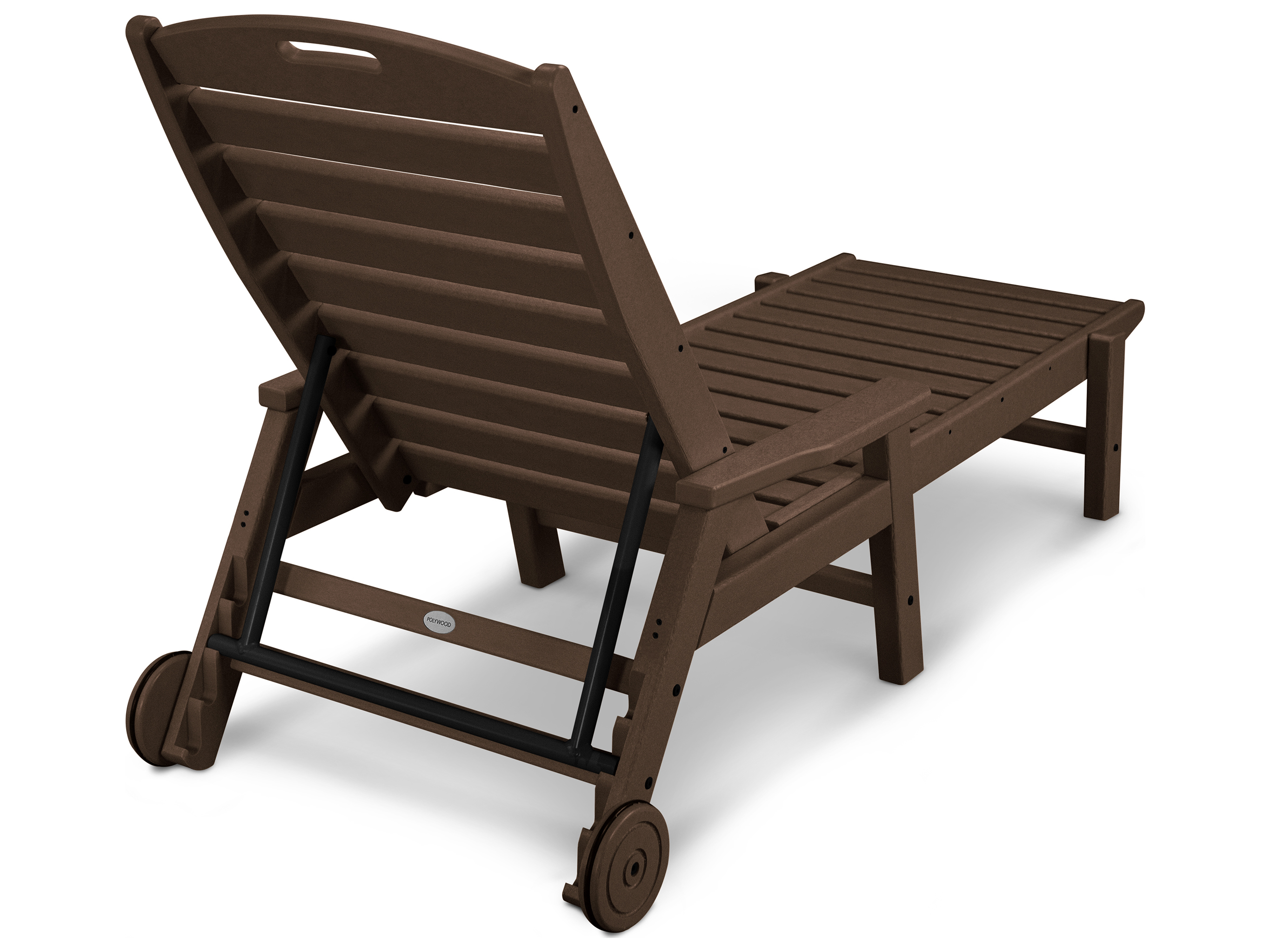 POLYWOOD® Nautical Recycled Plastic Stackable Outdoor Patio Chaise