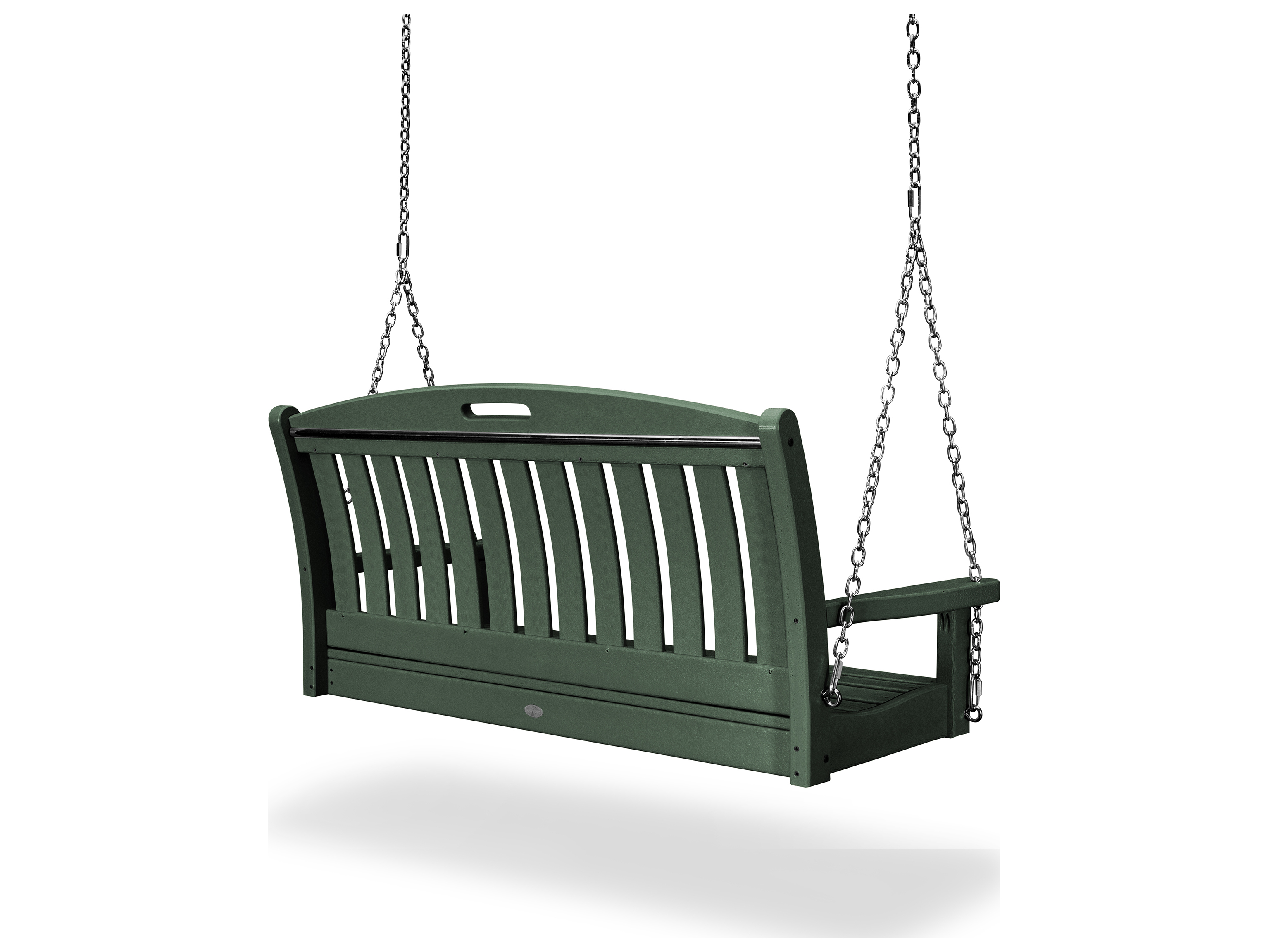 POLYWOOD® Nautical Recycled Plastic 48 Outdoor Patio Swing PWNS48