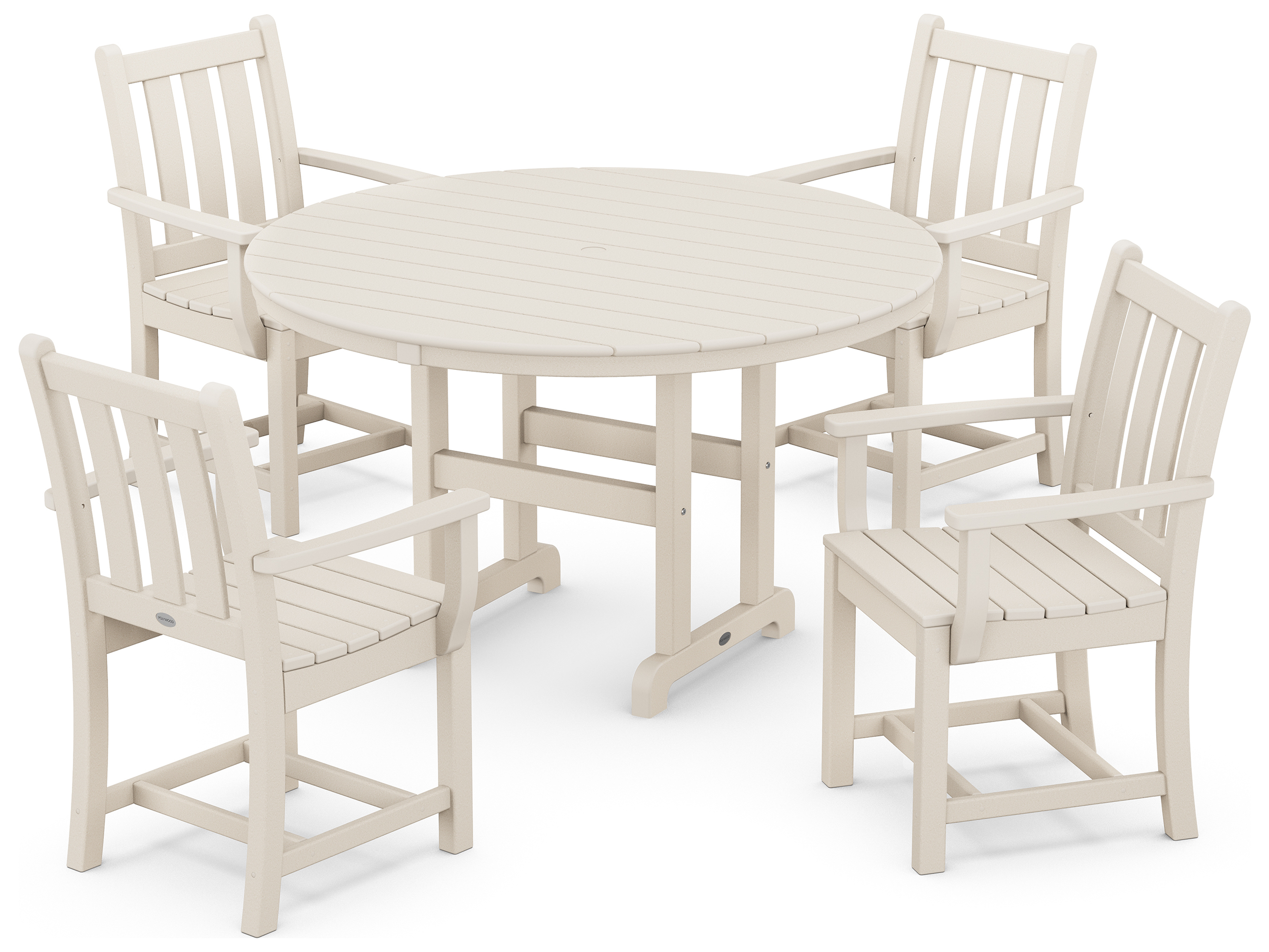 POLYWOOD® Traditional Garden Recycled Plastic Dining Set PWPWS1341