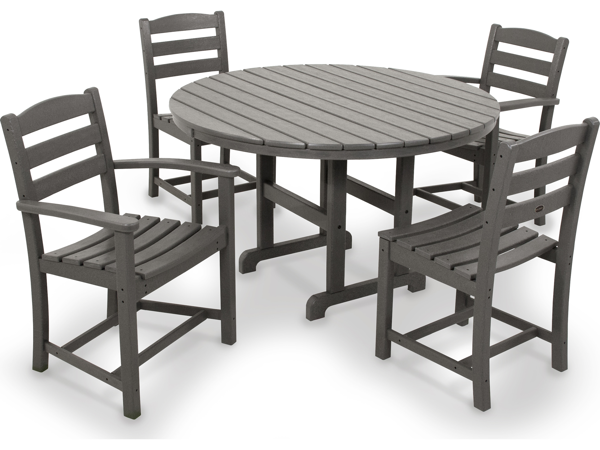 POLYWOOD® La Casa Cafe Recycled Plastic 5Piece Outdoor Patio Dining