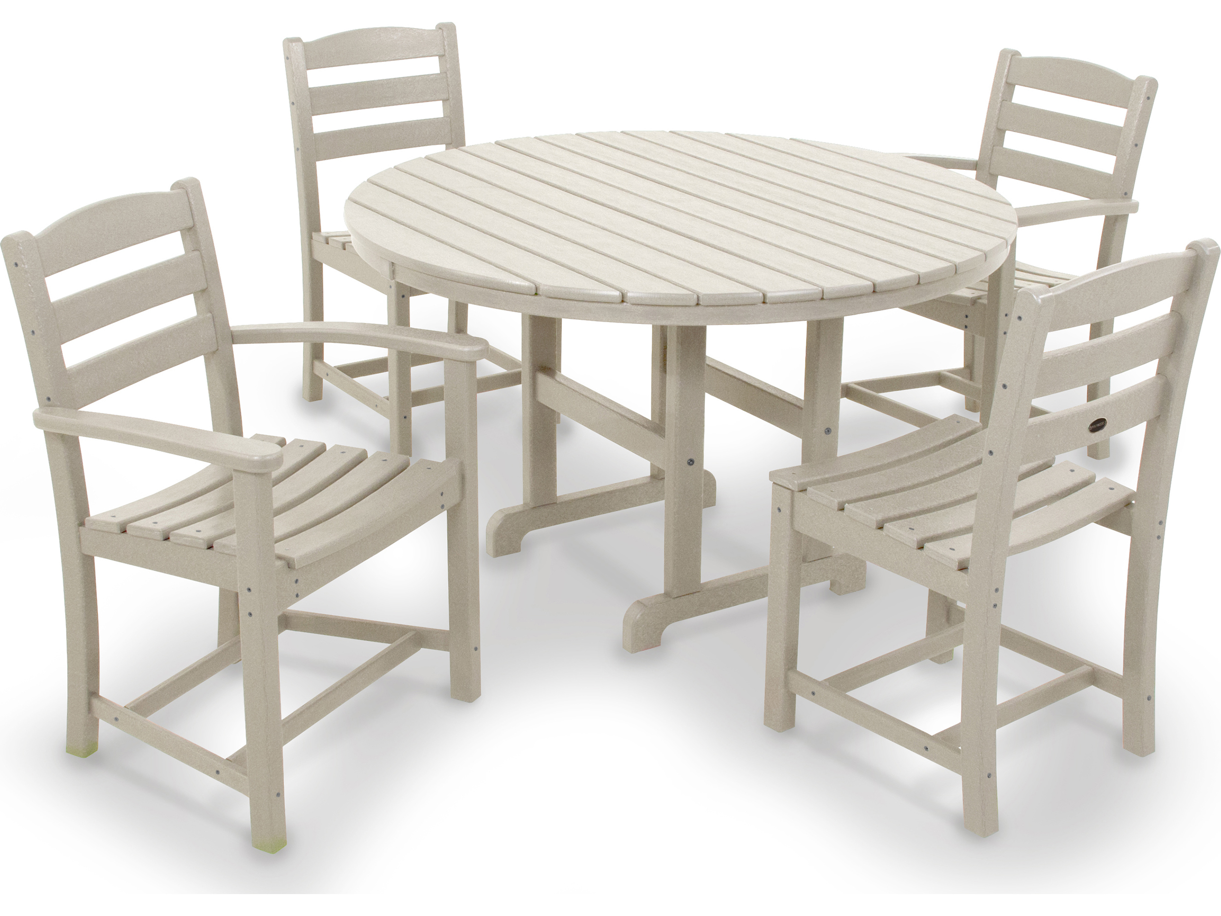POLYWOOD® La Casa Cafe Recycled Plastic 5Piece Outdoor Patio Dining