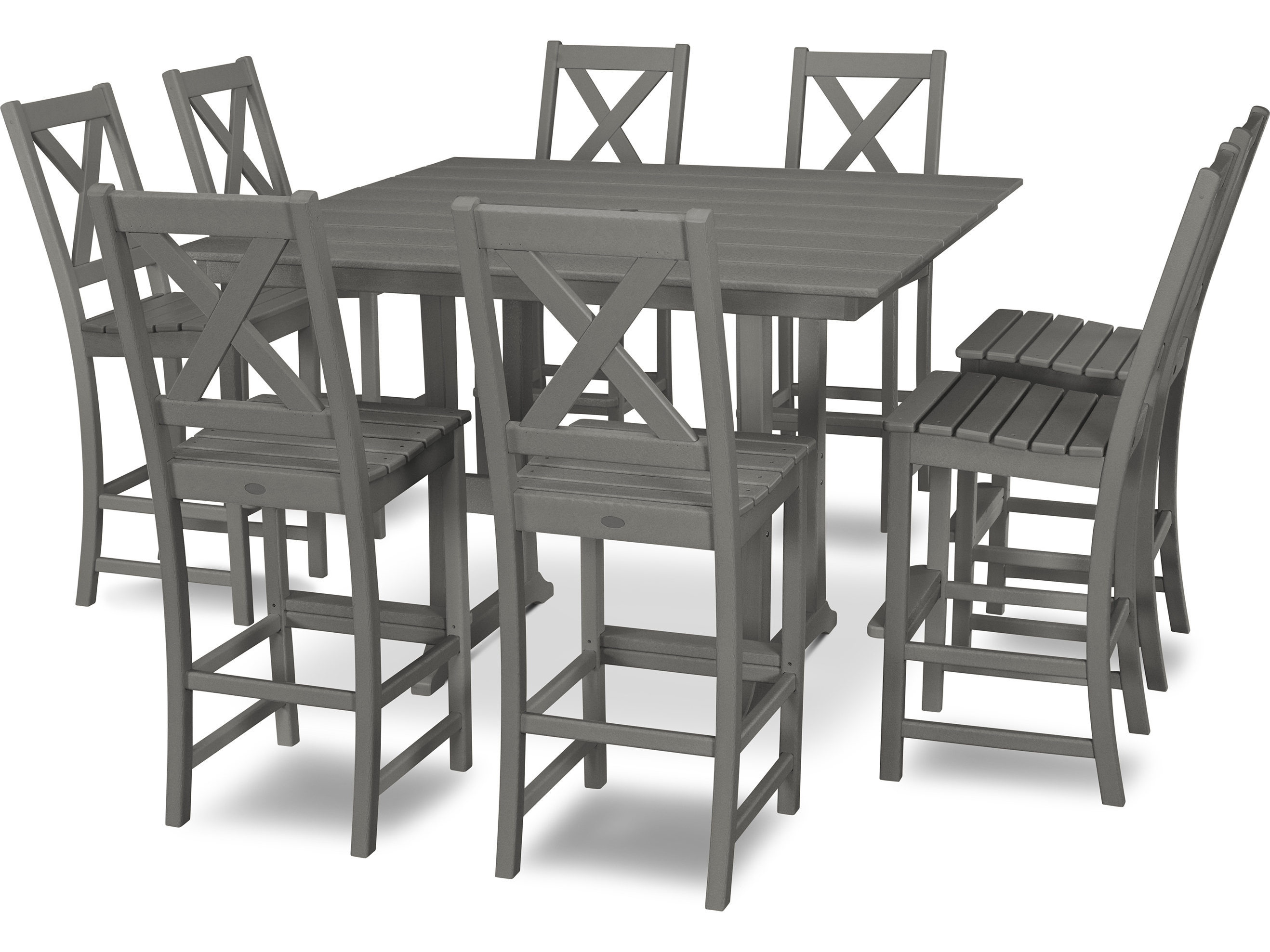 POLYWOOD® Lakeside Recycled Plastic Bar Set PWPWS5141