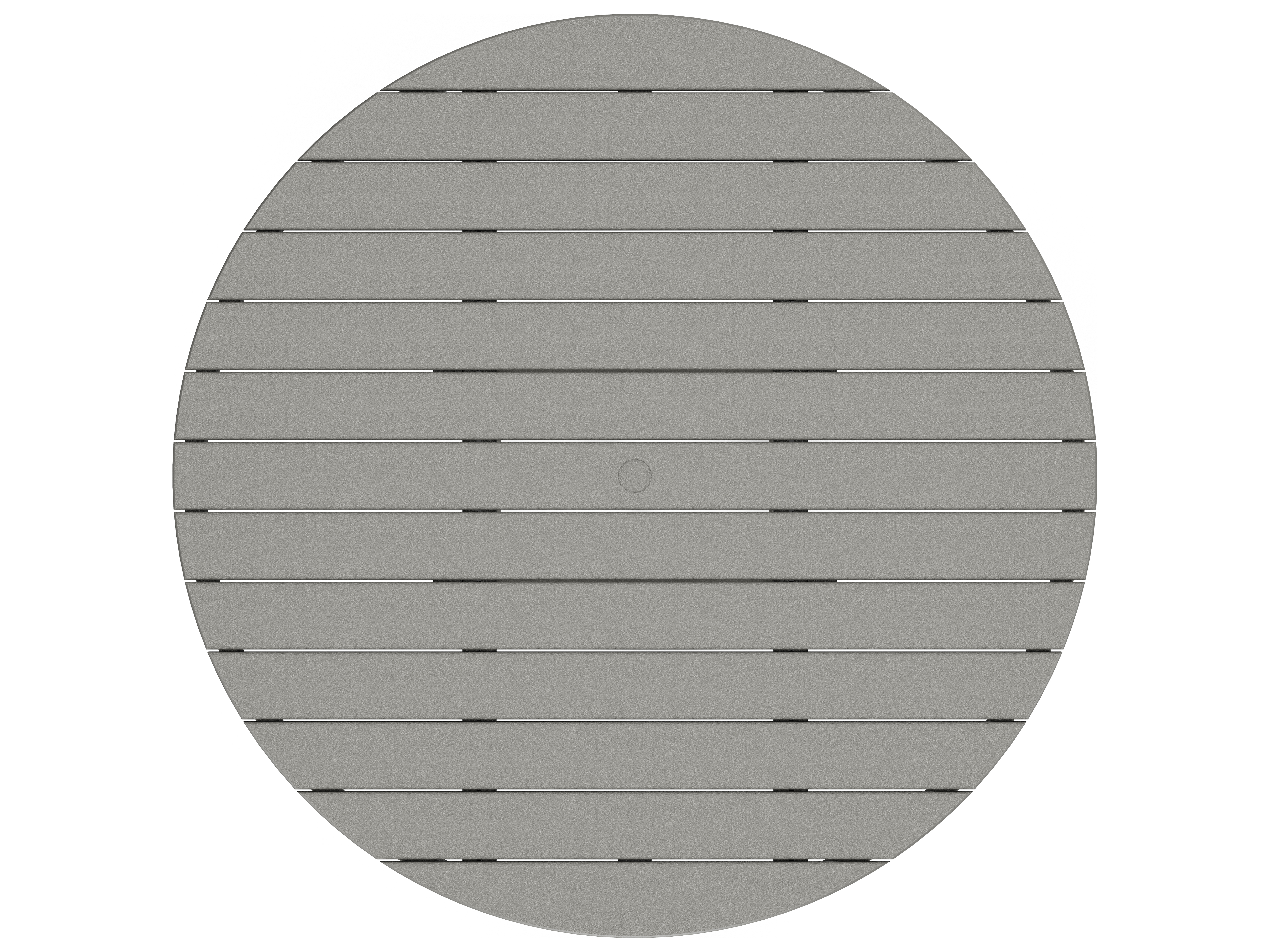 POLYWOOD® Traditional Recycled Plastic 48 Round Bar Height Table RBT248