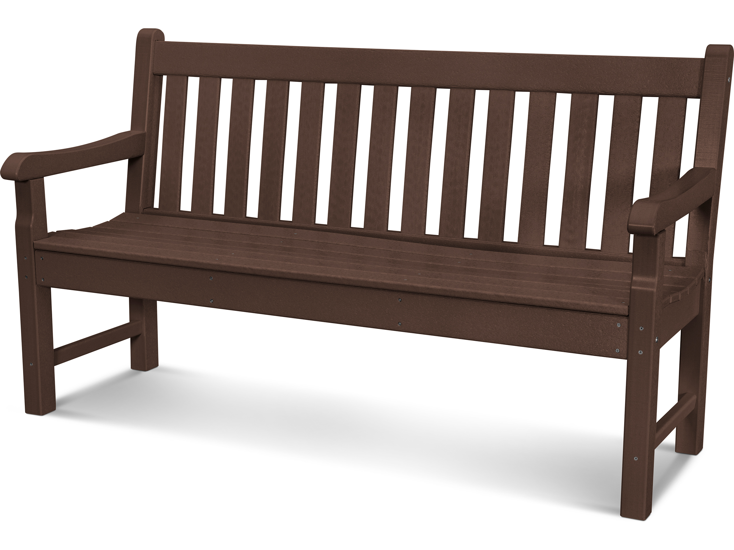 POLYWOOD® Rockford Recycled Plastic 60 Outdoor Bench PWRKB60