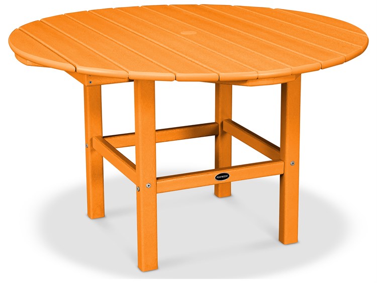 POLYWOOD® Kids Recycled Plastic Round Outdoor Dining Table PWRKT38