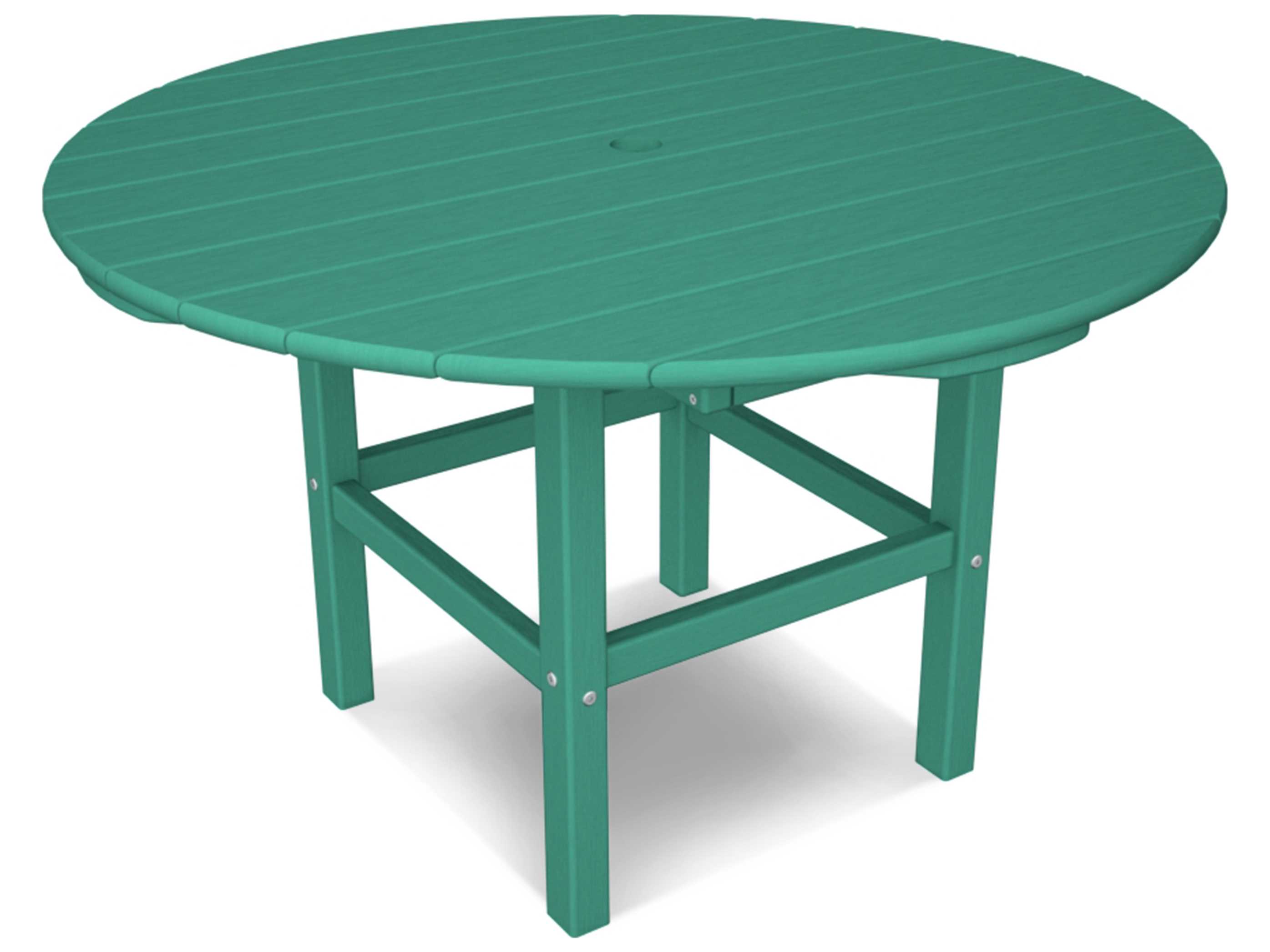 POLYWOOD® Kids Recycled Plastic 38 Round Dining Table PWRKT38