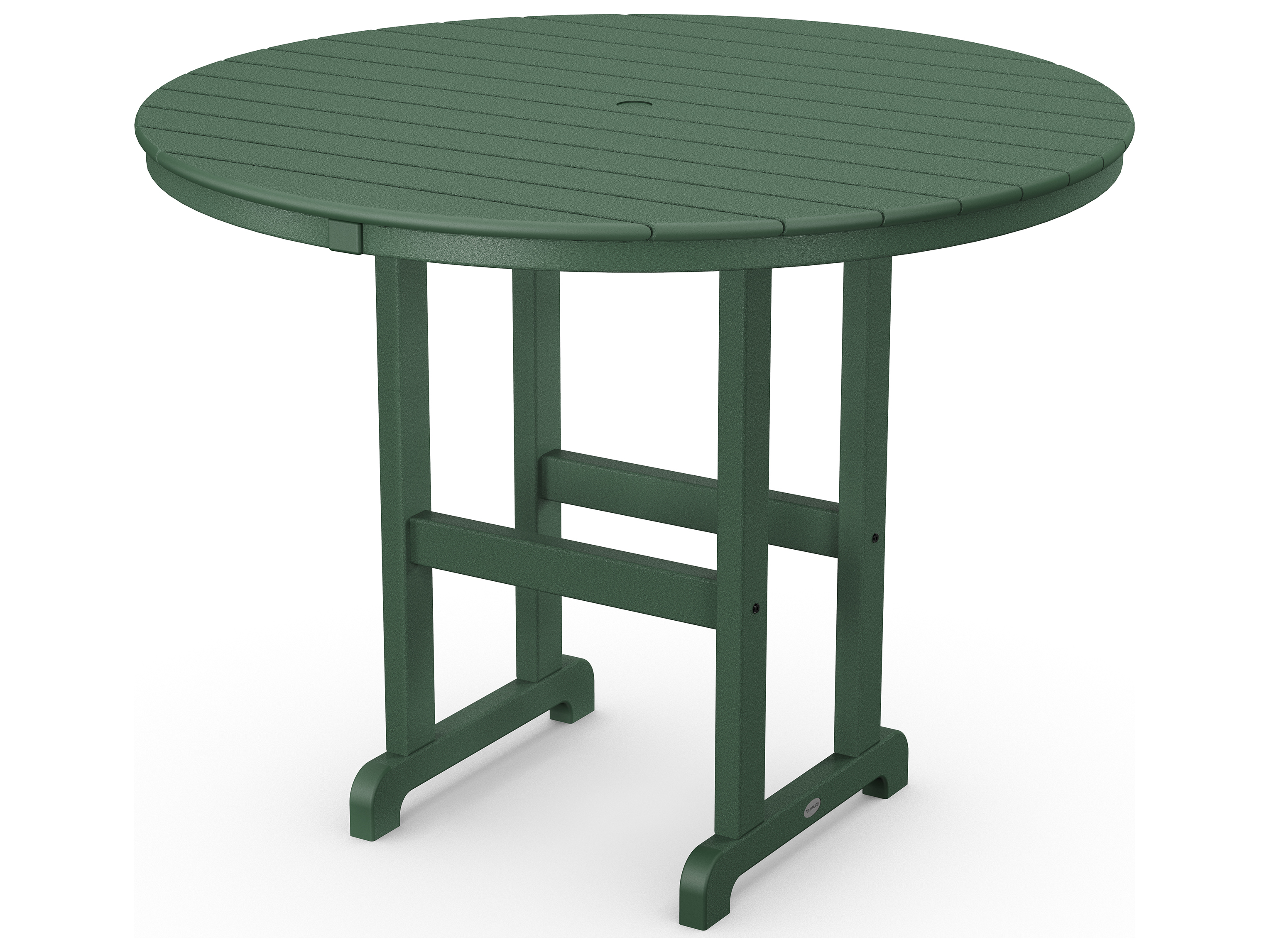 POLYWOOD® Traditional Recycled Plastic 48 Round Counter Height Table