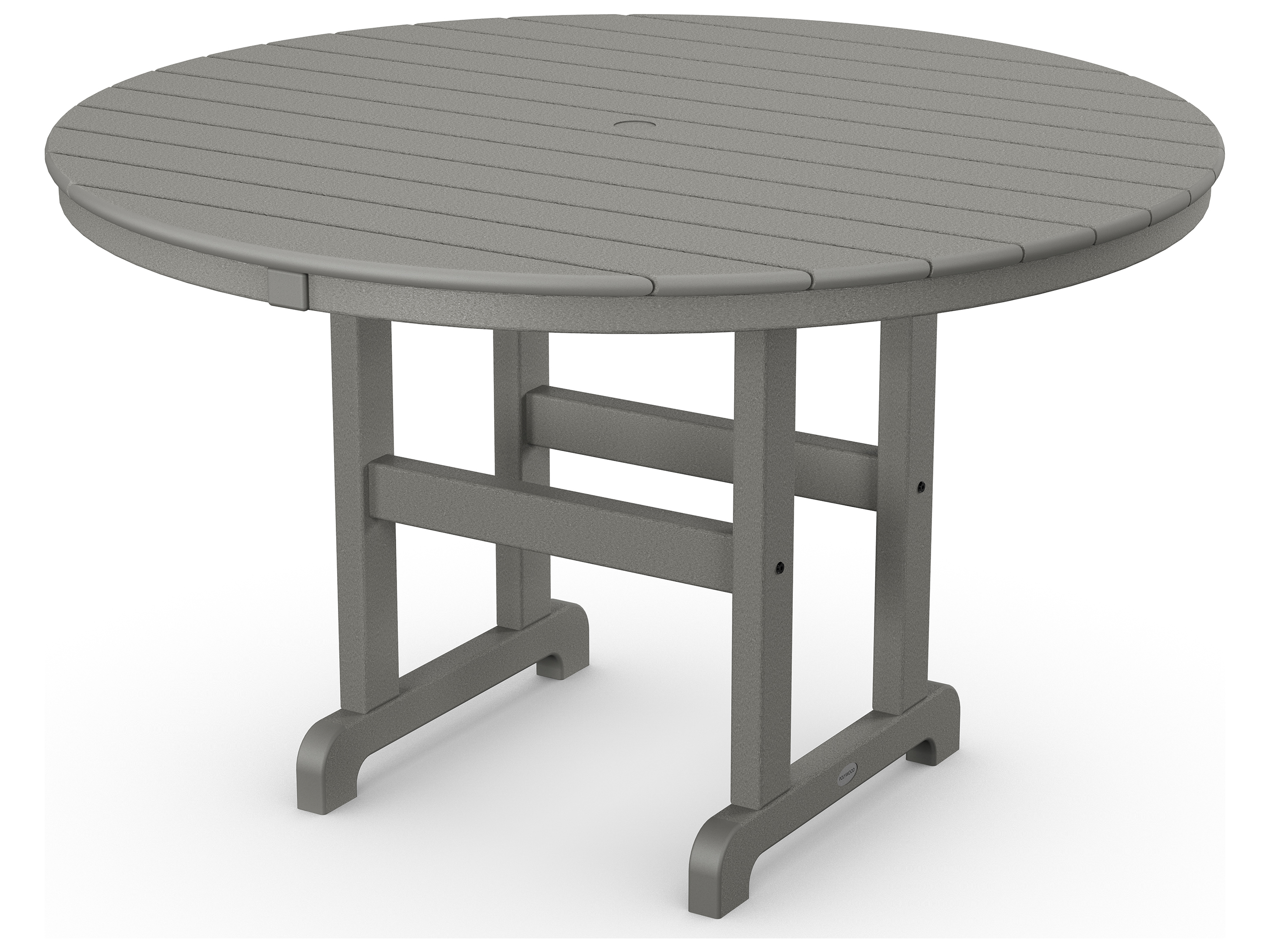 POLYWOOD® La Casa Cafe Recycled Plastic Round Patio Dining Table with