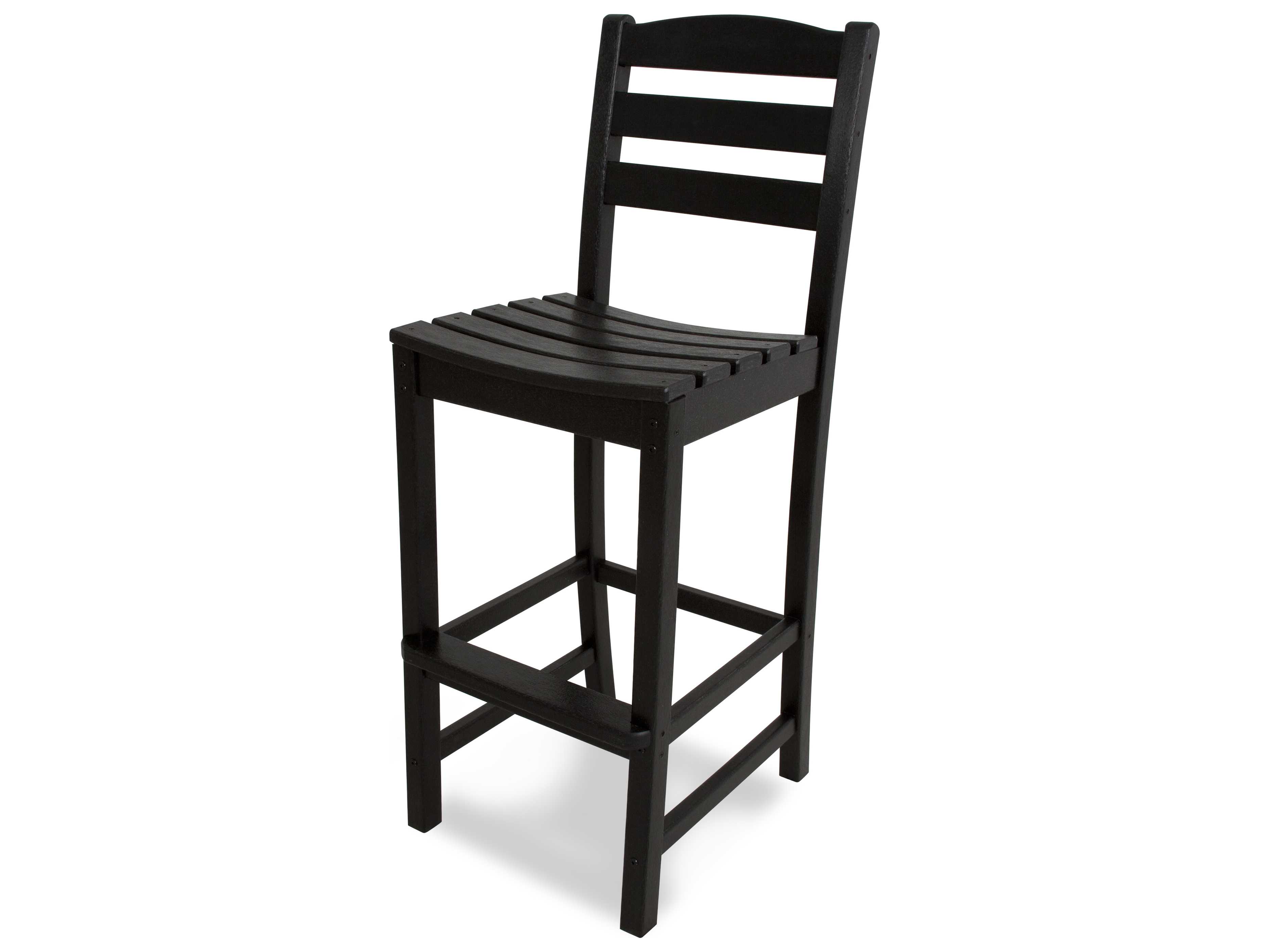 POLYWOOD® La Casa Cafe Recycled Plastic Side Bar Stool TD102