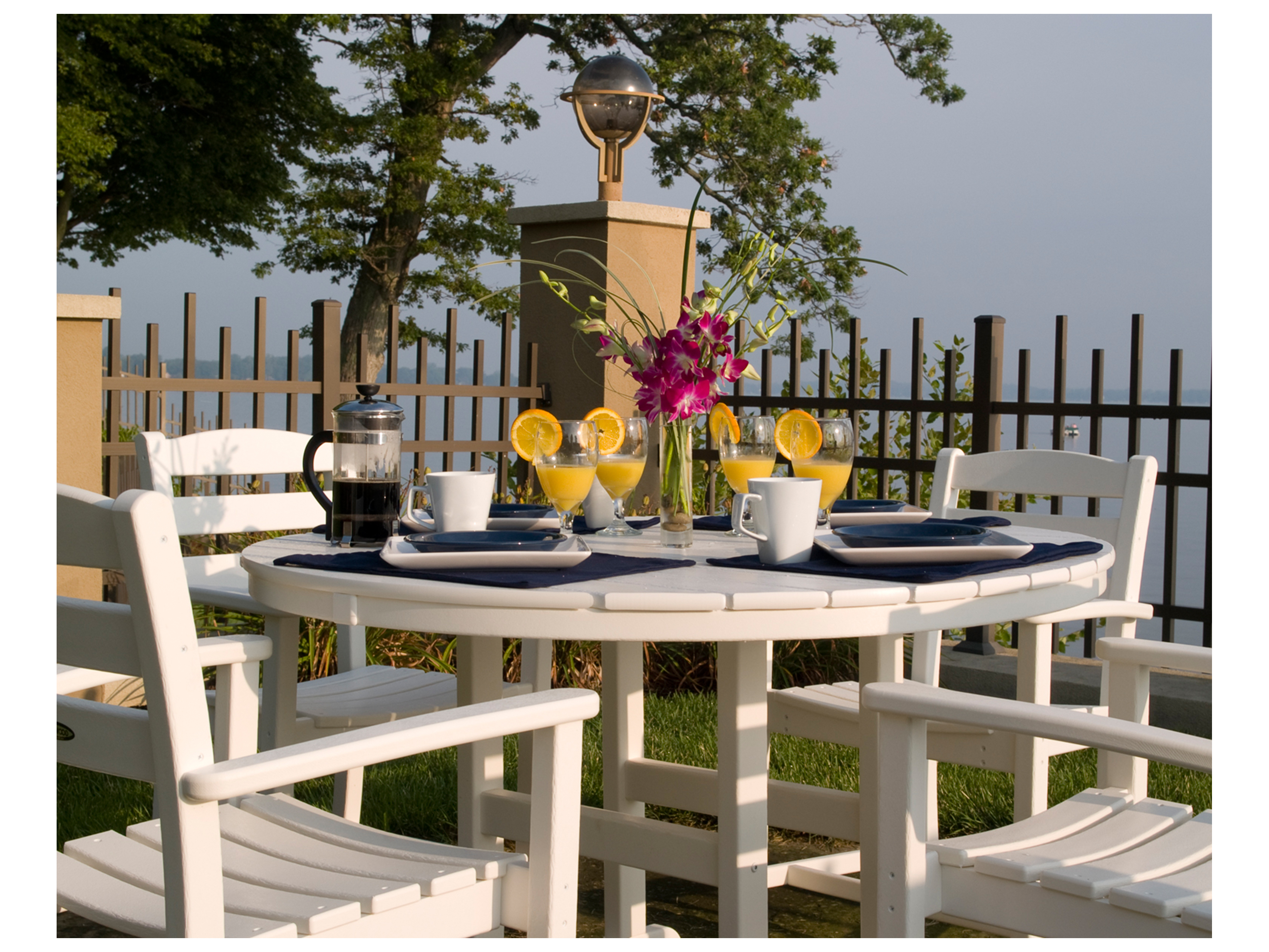 POLYWOOD® La Casa Cafe Recycled Plastic Outdoor Patio Dining Chair