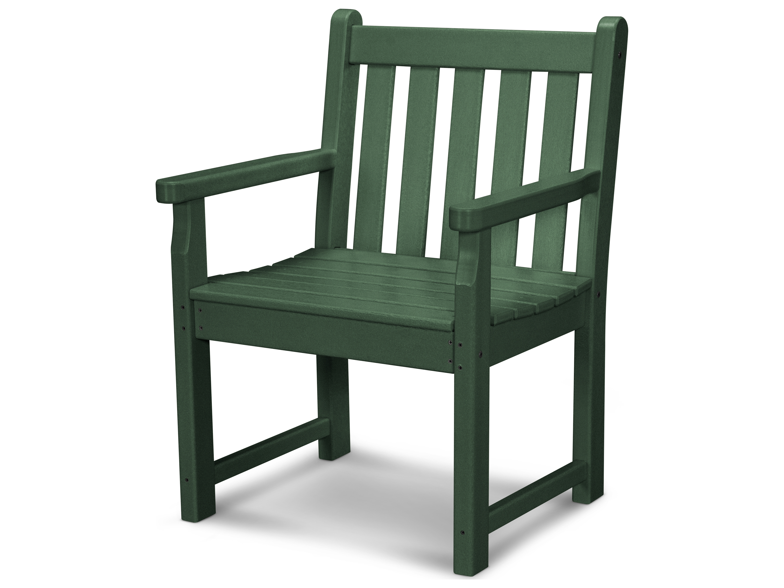 POLYWOOD® Traditional Garden Recycled Plastic Patio Dining Chair PWTGB24