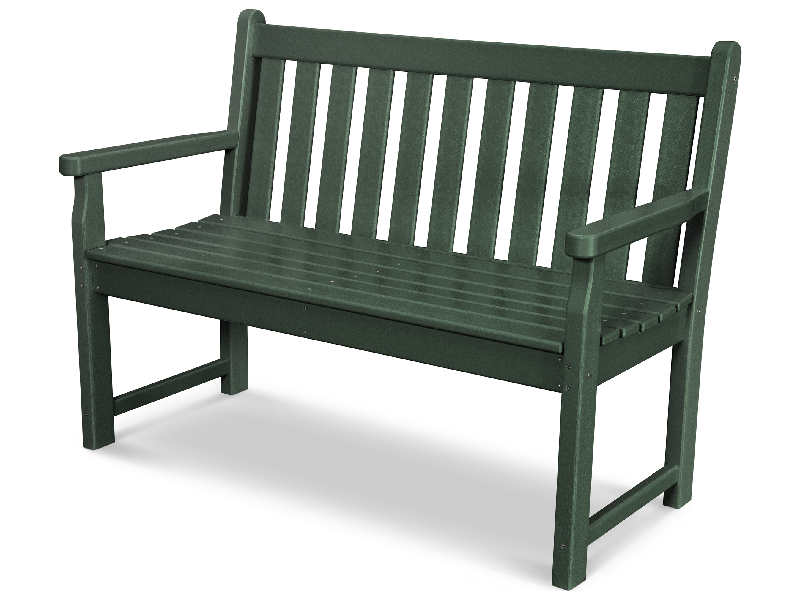 POLYWOOD® Traditional Garden Recycled Plastic 48 Bench PWTGB48