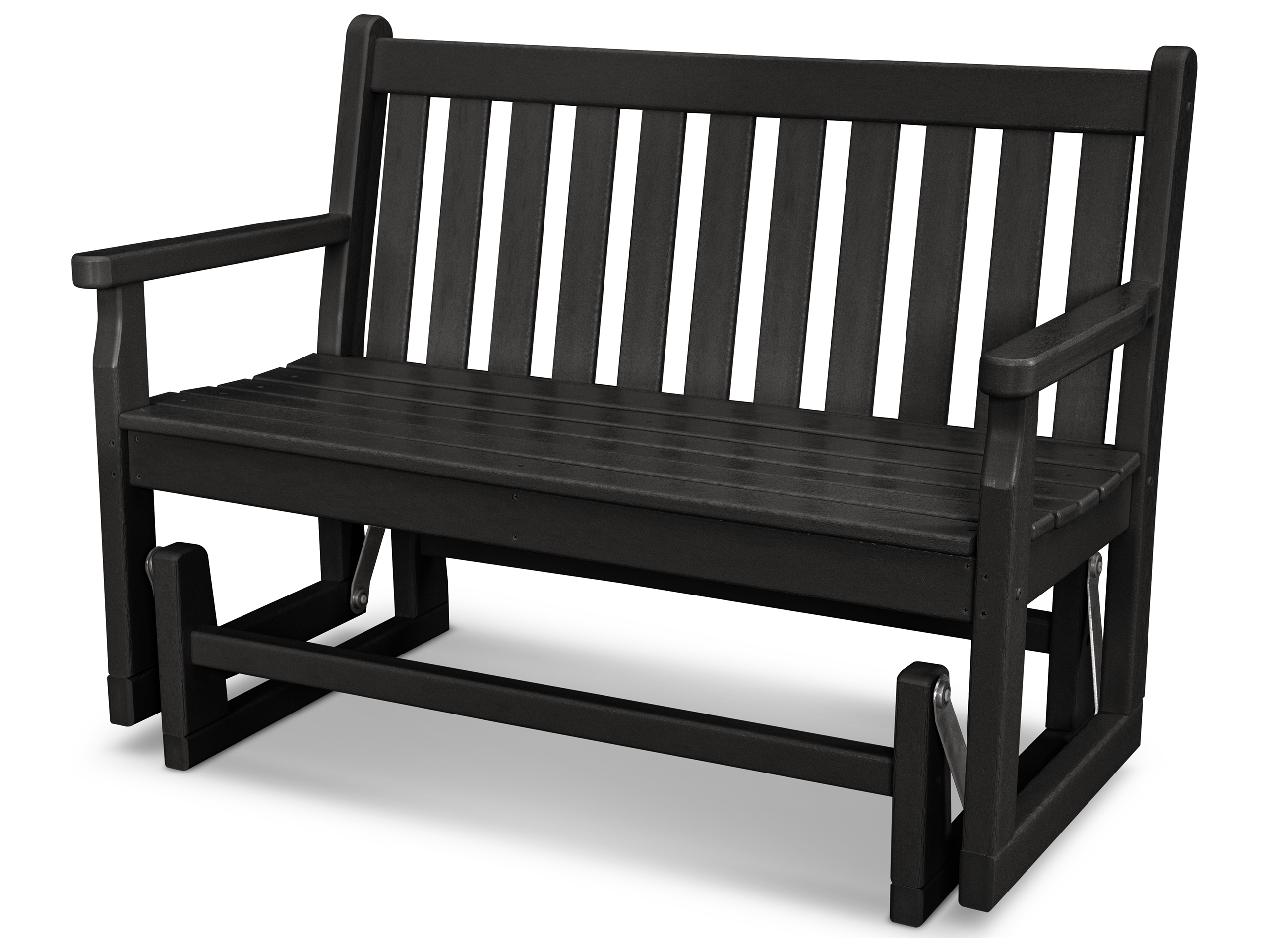 POLYWOOD® Traditional Garden Recycled Plastic Glider Bench TGG48