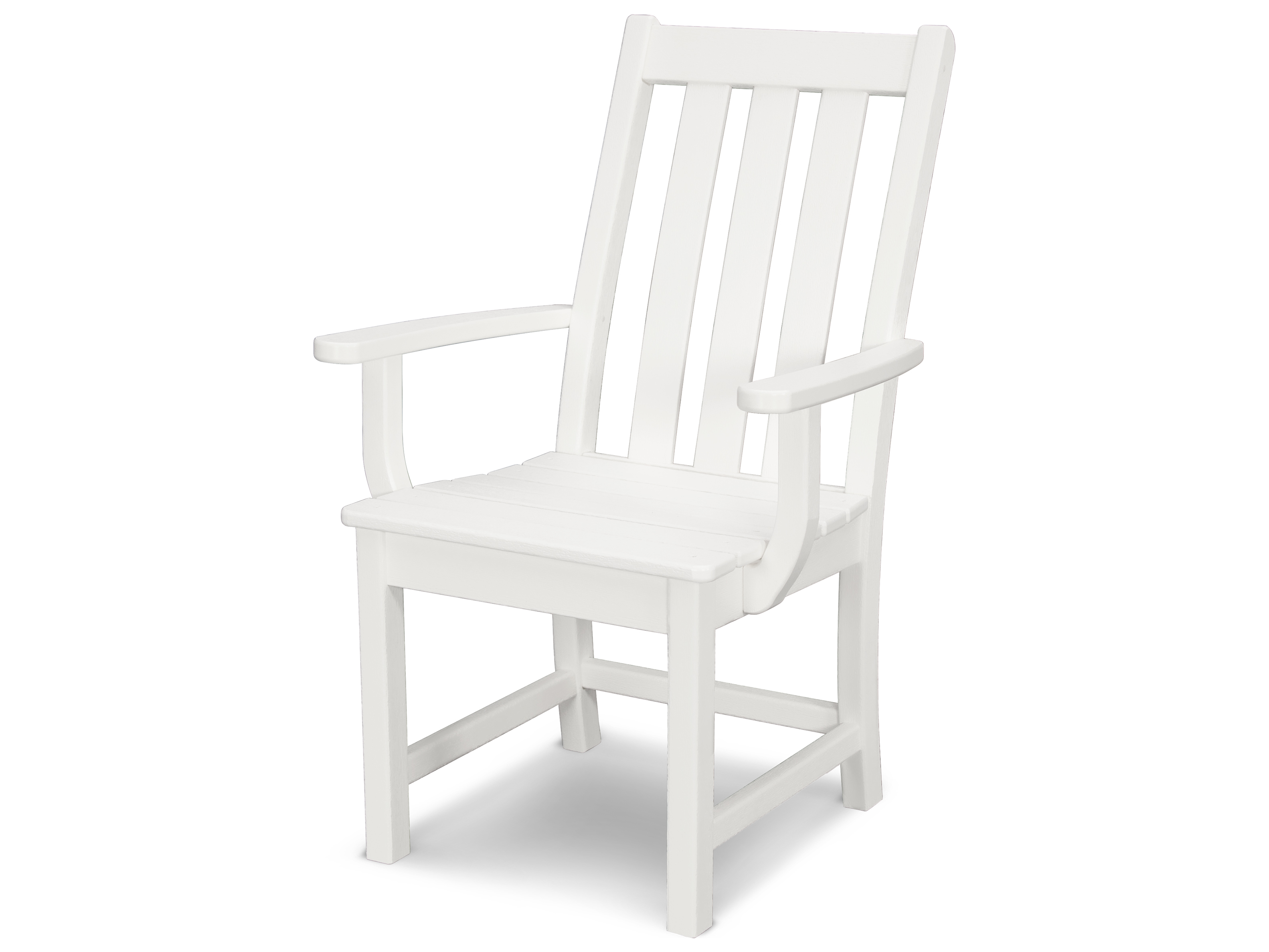POLYWOOD® Vineyard Recycled Plastic Dining Arm Chair PWVND230