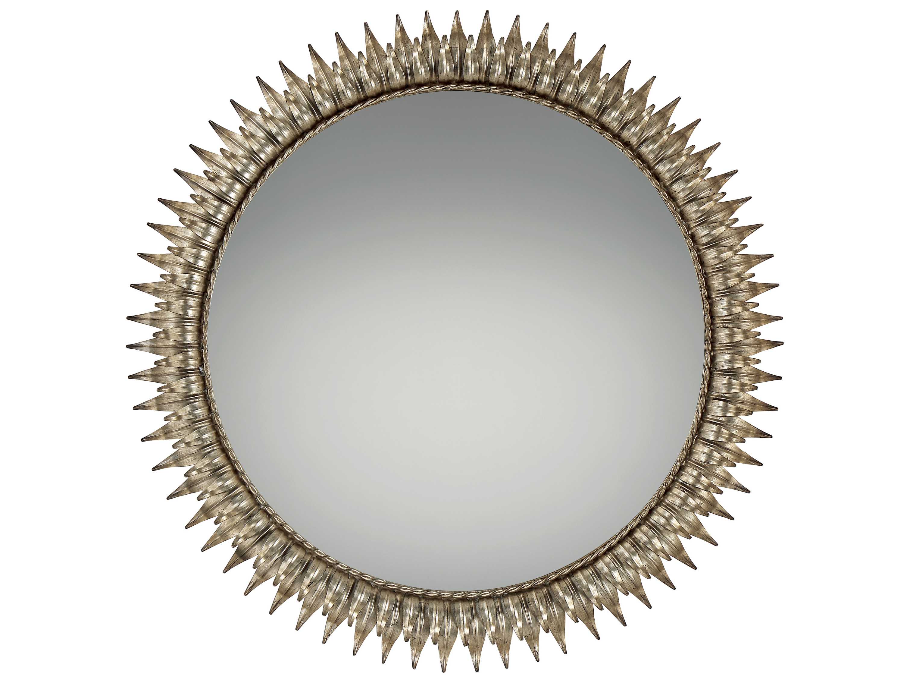 36 X 36 Wall Mirror Quoizel Reflections Century Silver Leaf 36'' x 36'' Wall Mirror QZQR2056