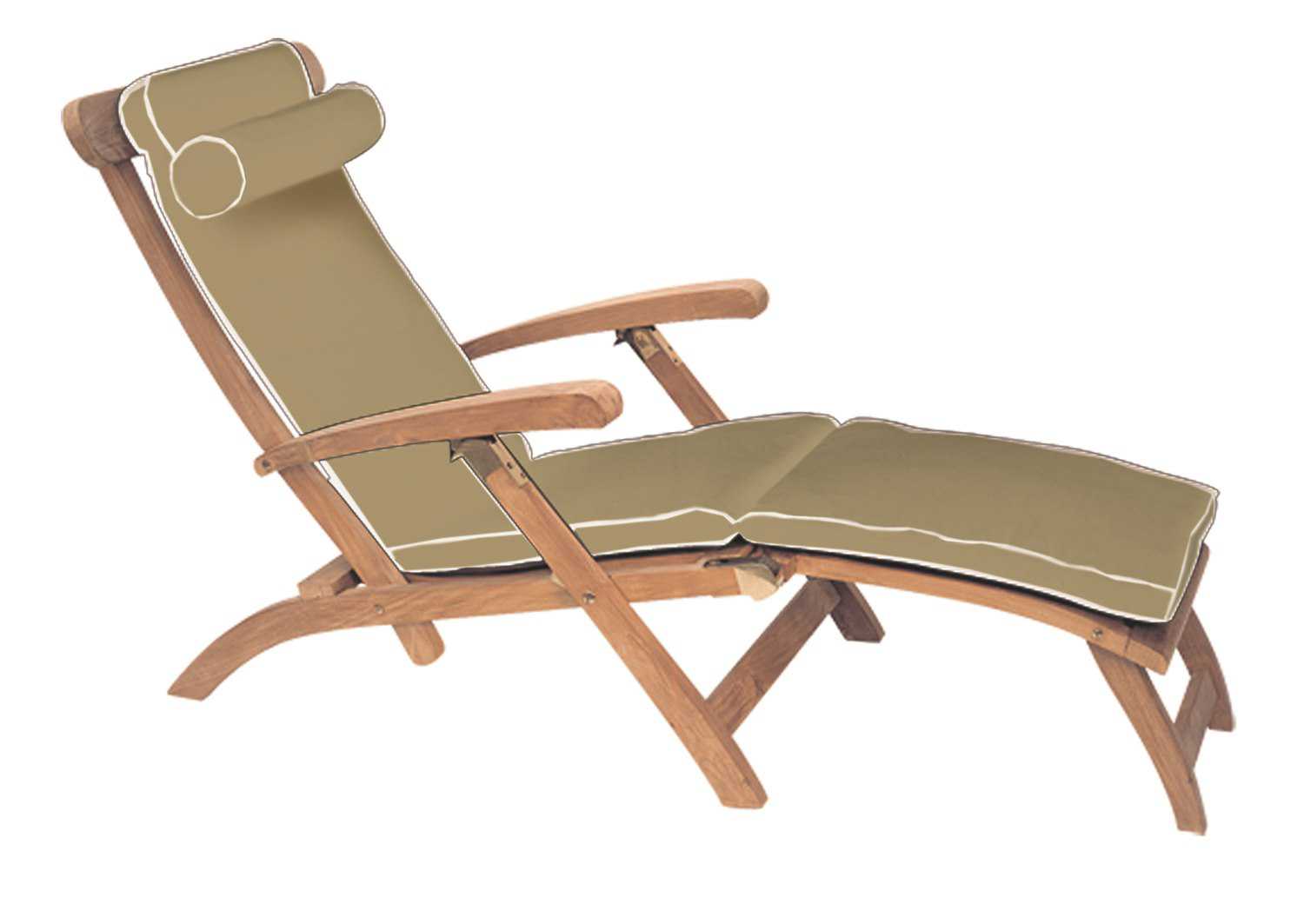 Teak Steamer Lounge Chair Cushions Royal Teak Collection Steamer Cushion CUST