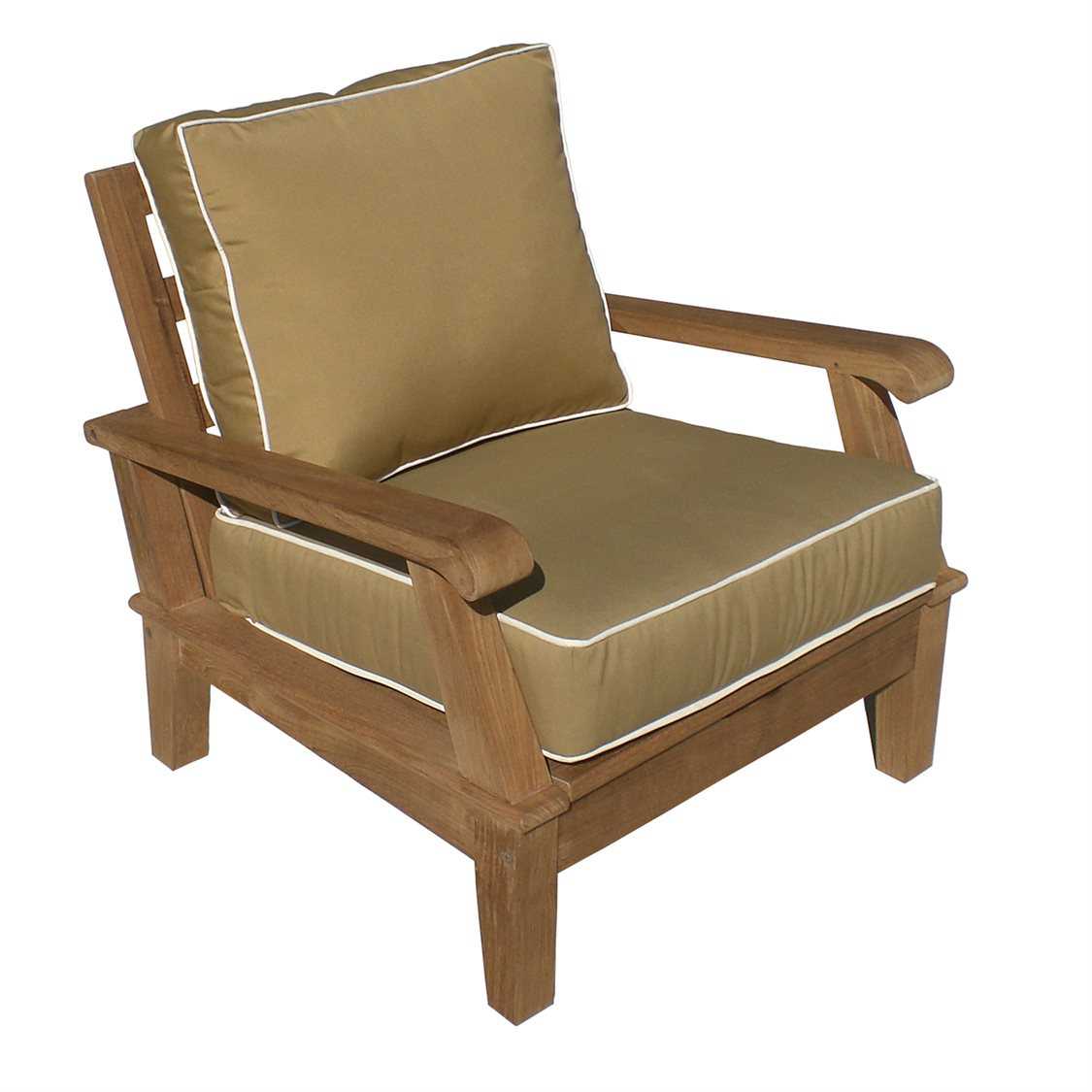 Royal Teak Collection Miami Cushion Adjustable Patio Lounge Chair RLMIACH