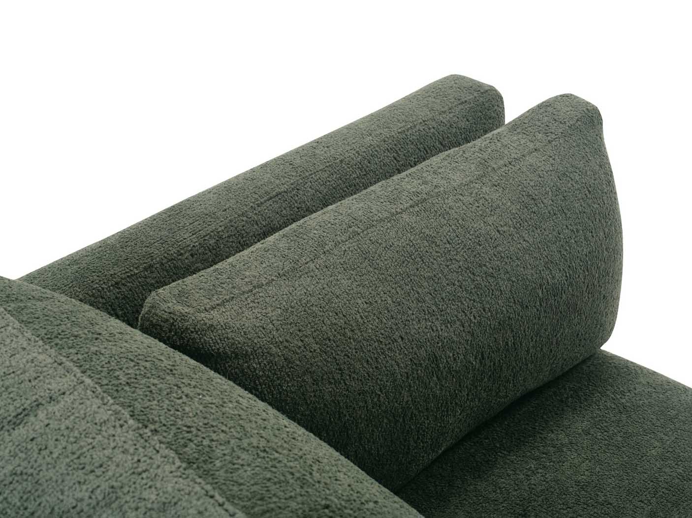 Rowe Leo Green Upholstered Sectional Sofa ROWLEO21821544A