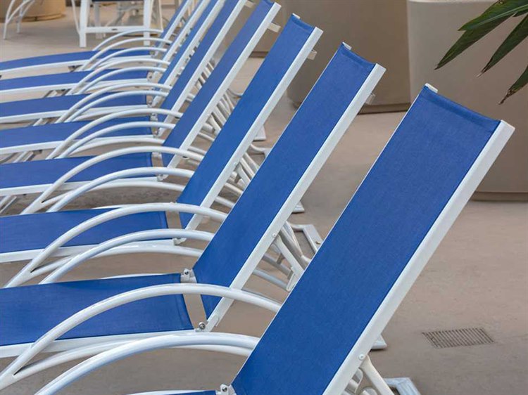 Source Outdoor Furniture Atlantic Aluminum Sling Lounge Set