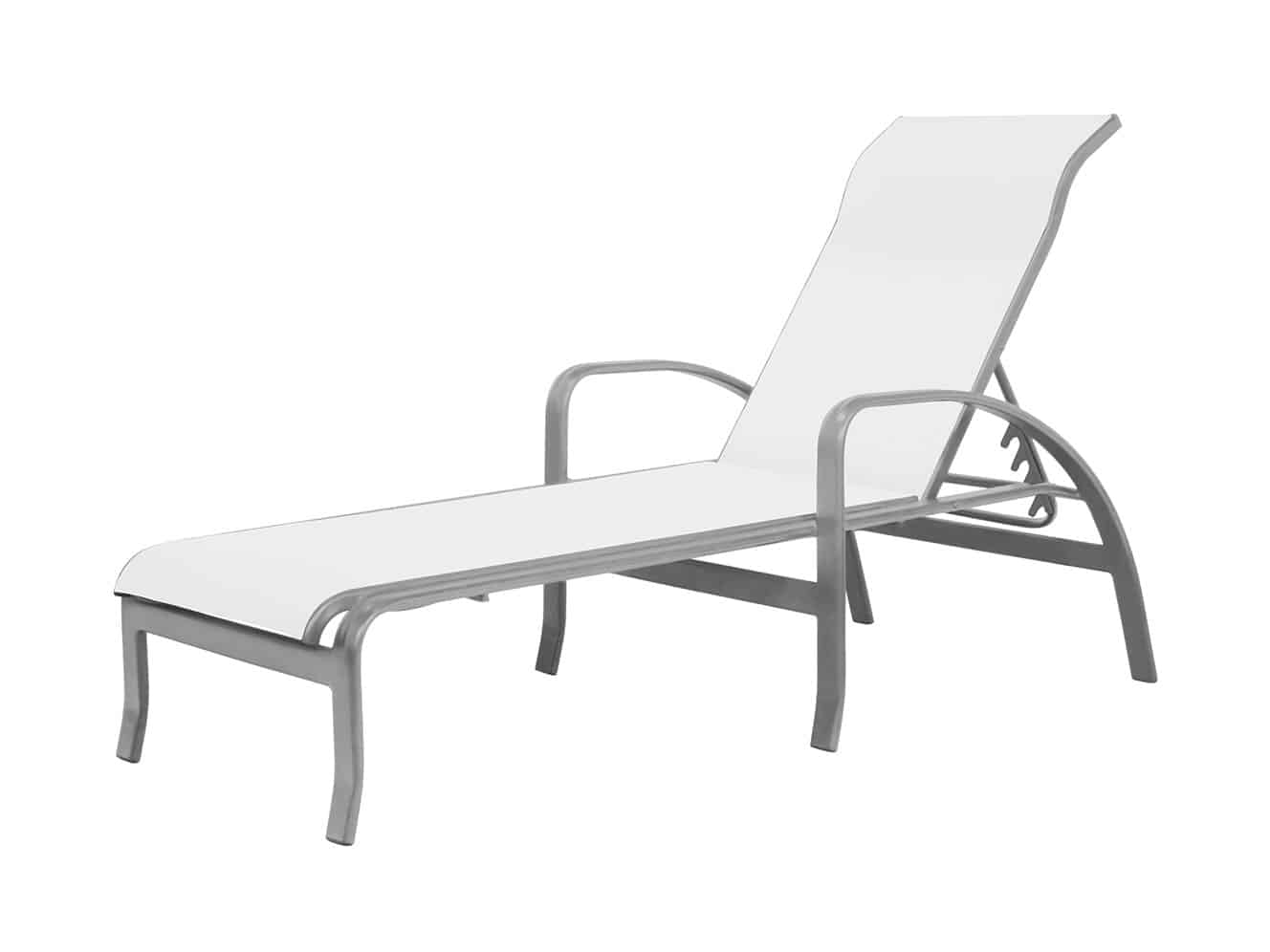 Source Outdoor Furniture Atlantic Aluminum Sling Stackable Chaise