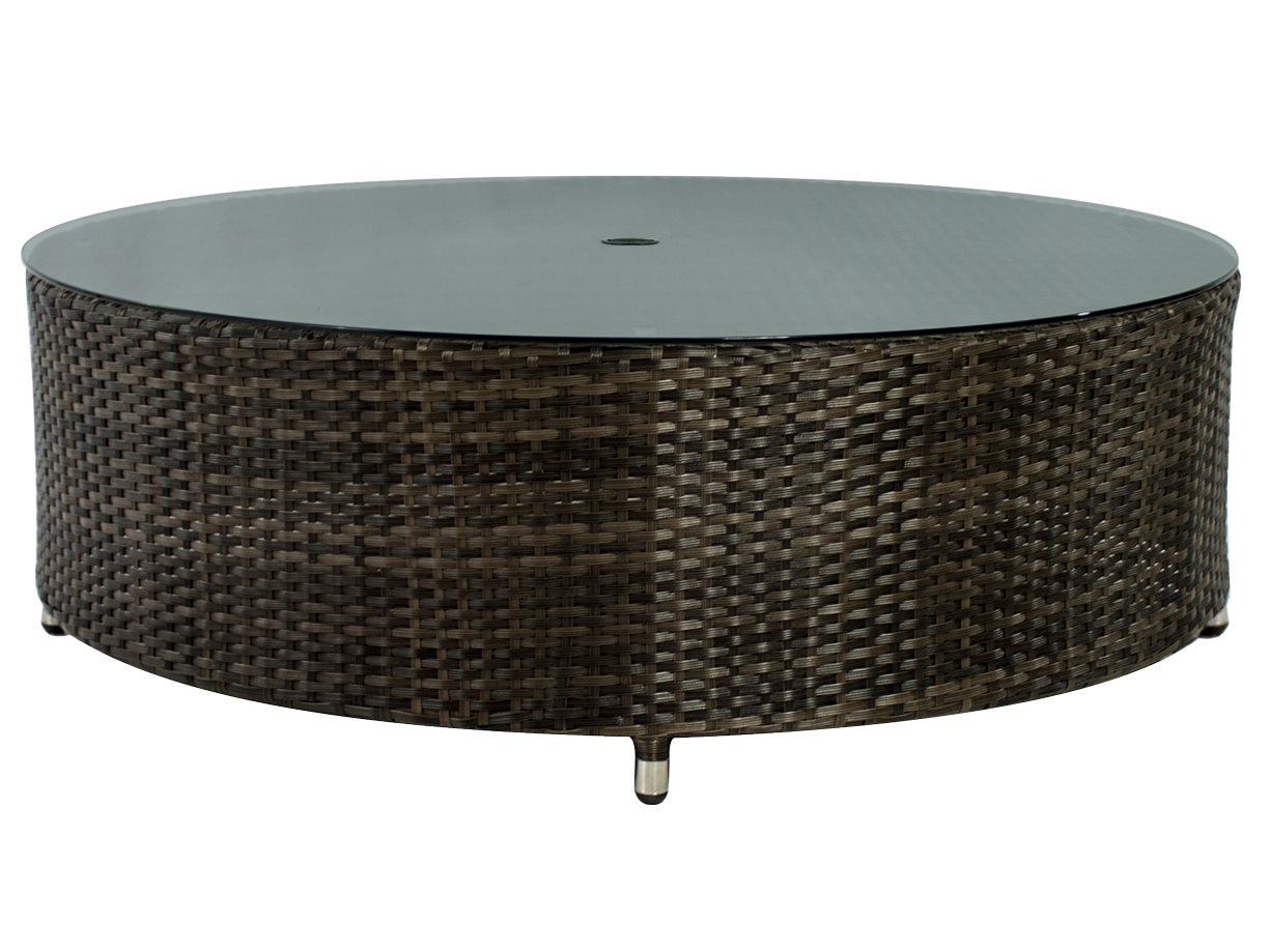 Outdoor Wicker Coffee Table Round Pelangi Coffee Round Table Natural