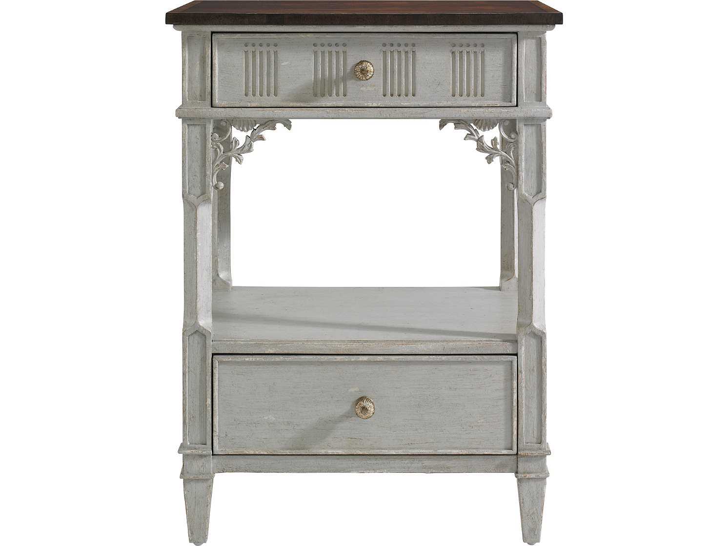 Stanley Furniture Charleston Regency Gray Linen 22'' x 18'' Rectangular