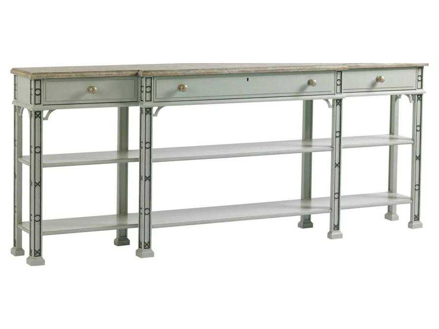 Stanley Furniture Preserve Lamb's Ear 84'' x 12.5'' Rectangular