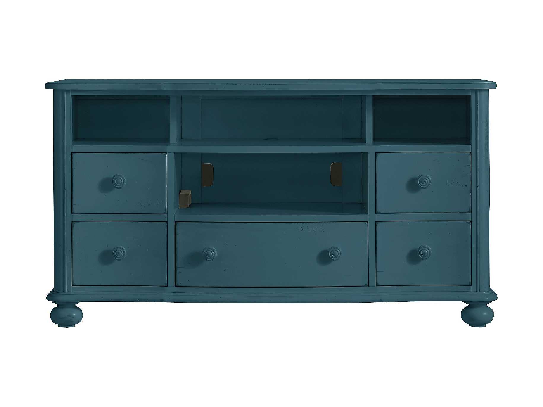 Stanley Furniture Coastal Living Retreat English Blue 59'' x 20'' Rectangular Media Console TV