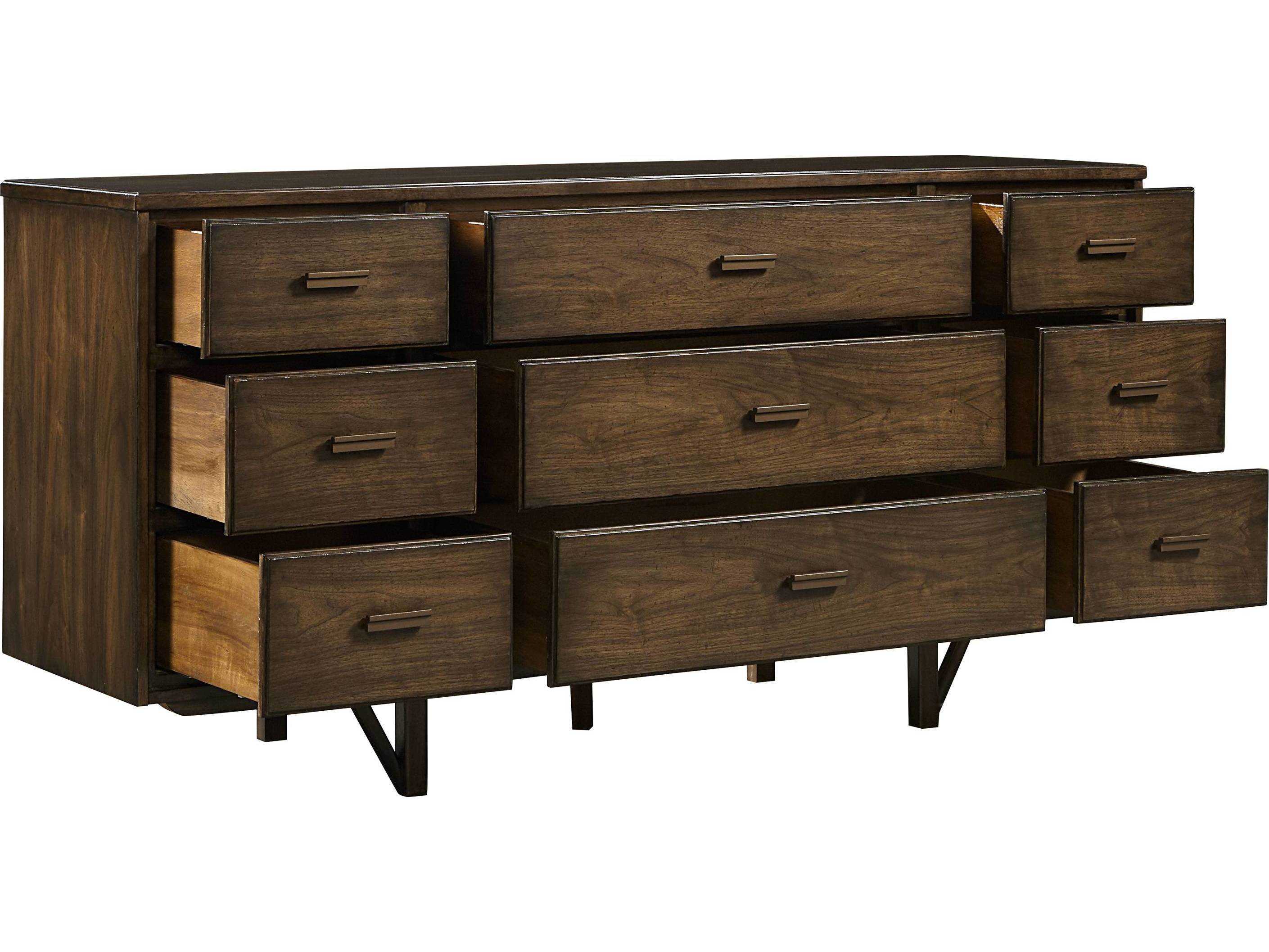 Stanley Furniture Santa Clara Burnished Walnut Triple Dresser SL5851305