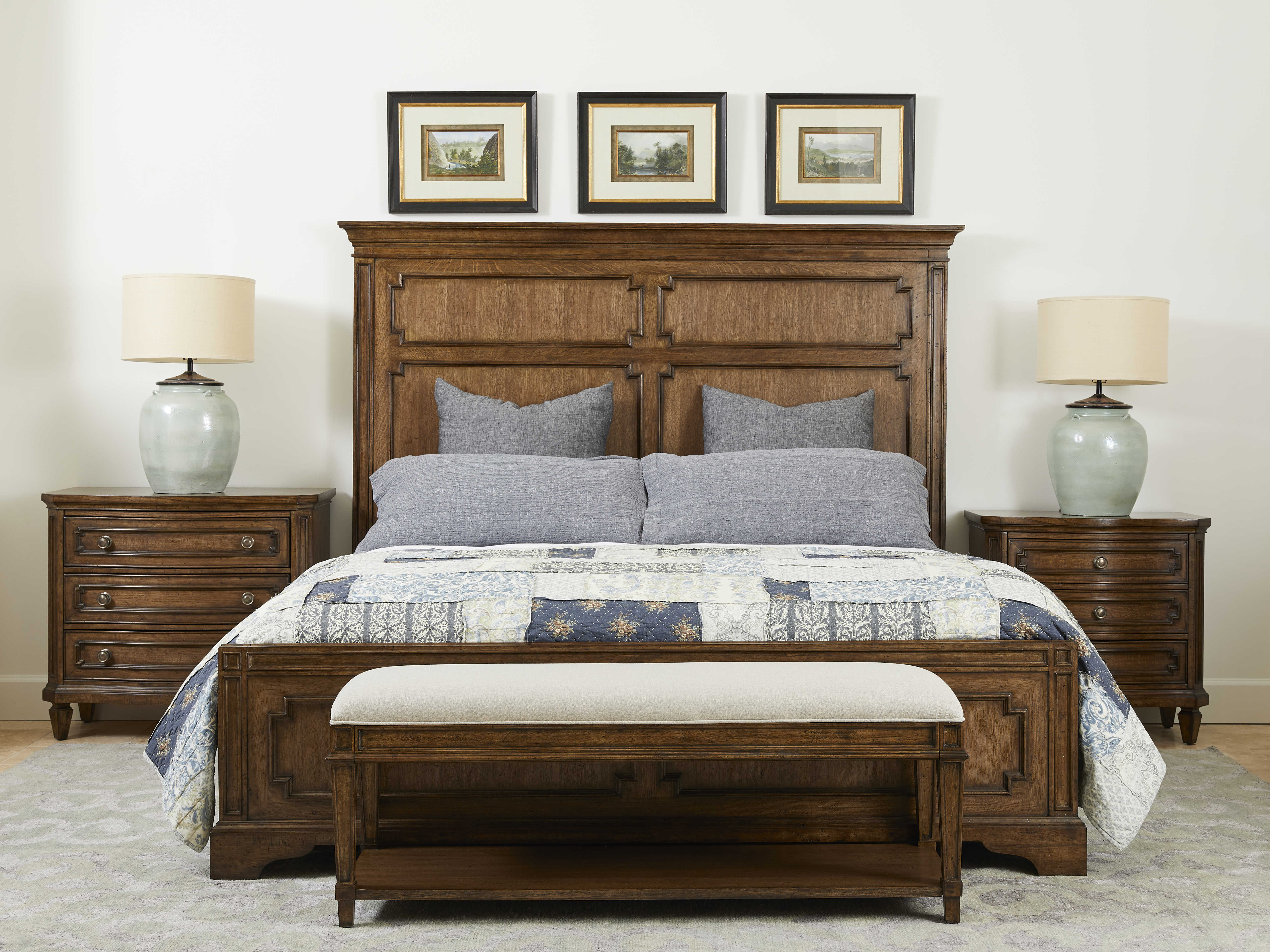 Stanley Furniture Hillside King Panel Bed SL811C345