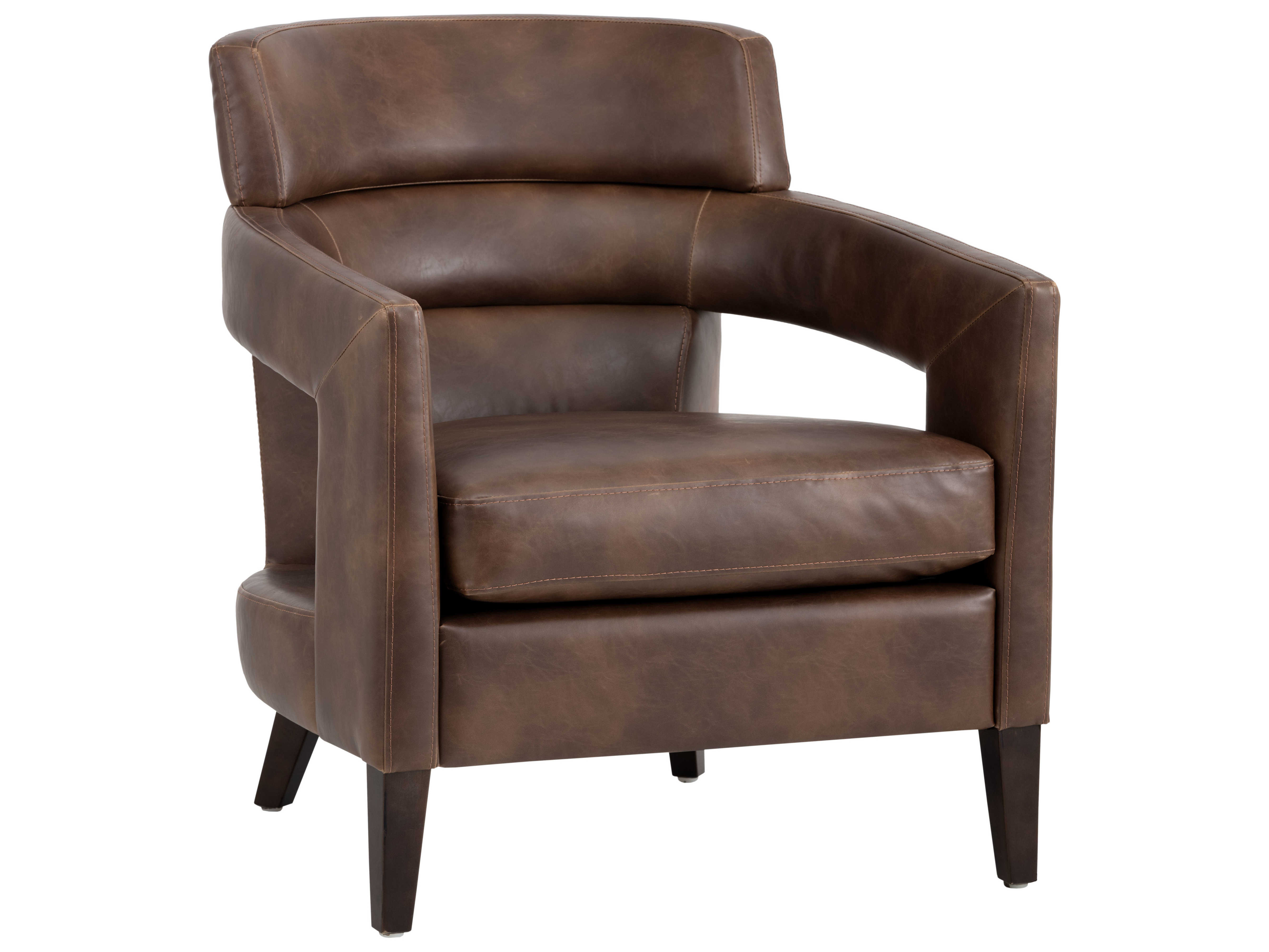 Sunpan Modern Home 5west Havana Dark Brown / Espresso Accent Chair