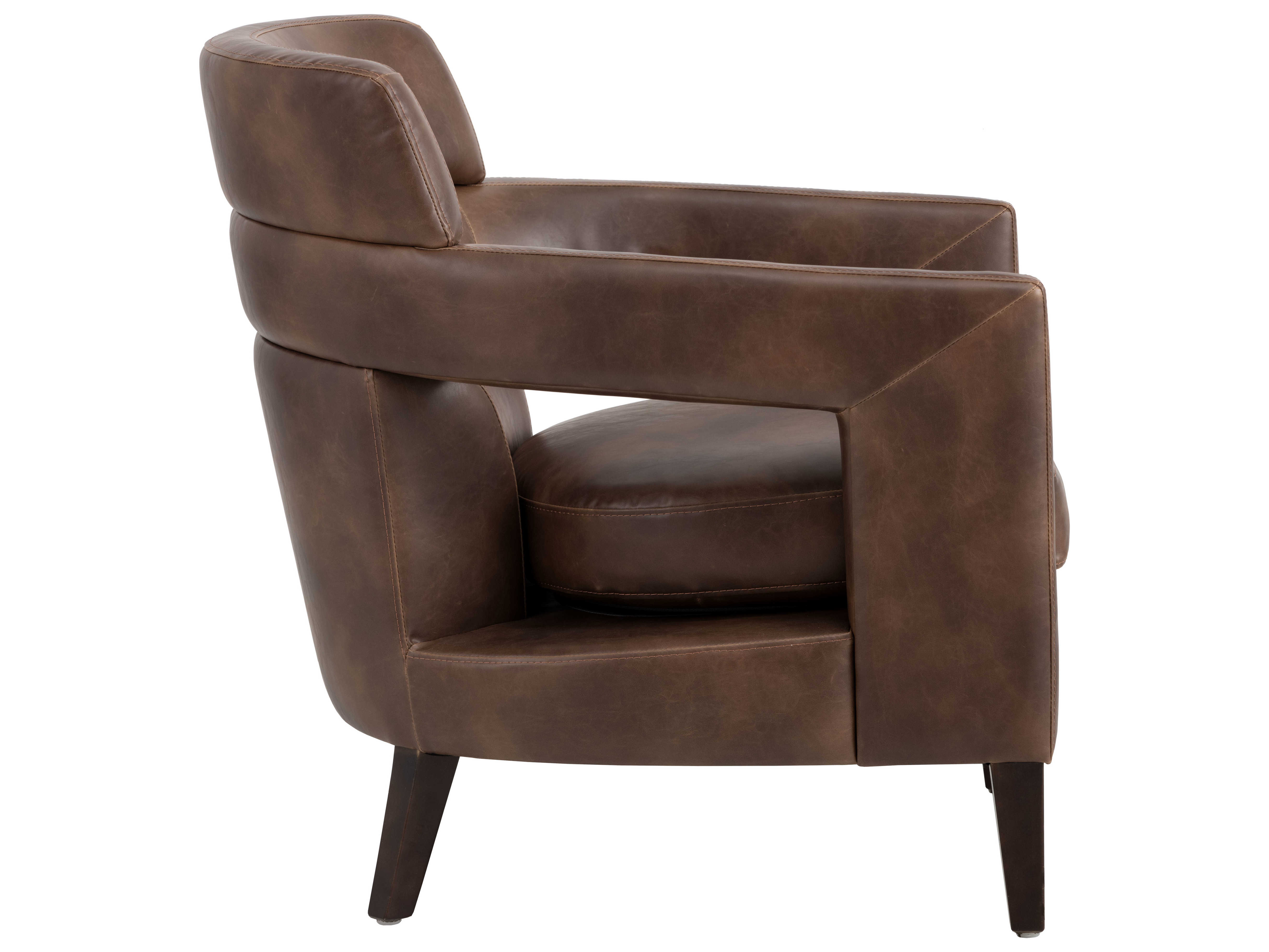 Sunpan Modern Home 5west Havana Dark Brown / Espresso Accent Chair